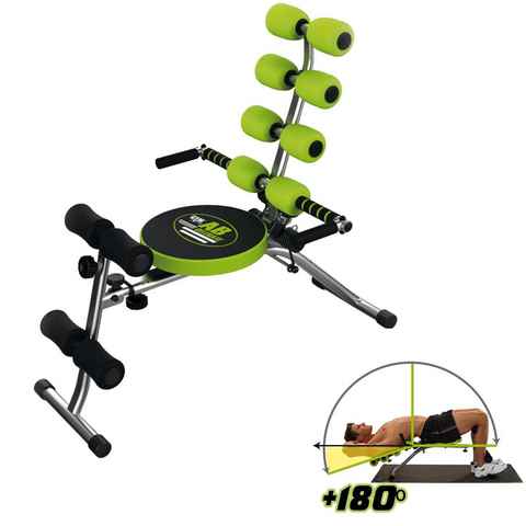 Gymform® Bauchmuskelmaschine Ab Celerate Bauchtrainer (Spar-Set, mit oder ohne Trainingsbänder), Heimtrainer, Fitnesstrainer für Bauchmuskeln bis 120kg, verstellbar