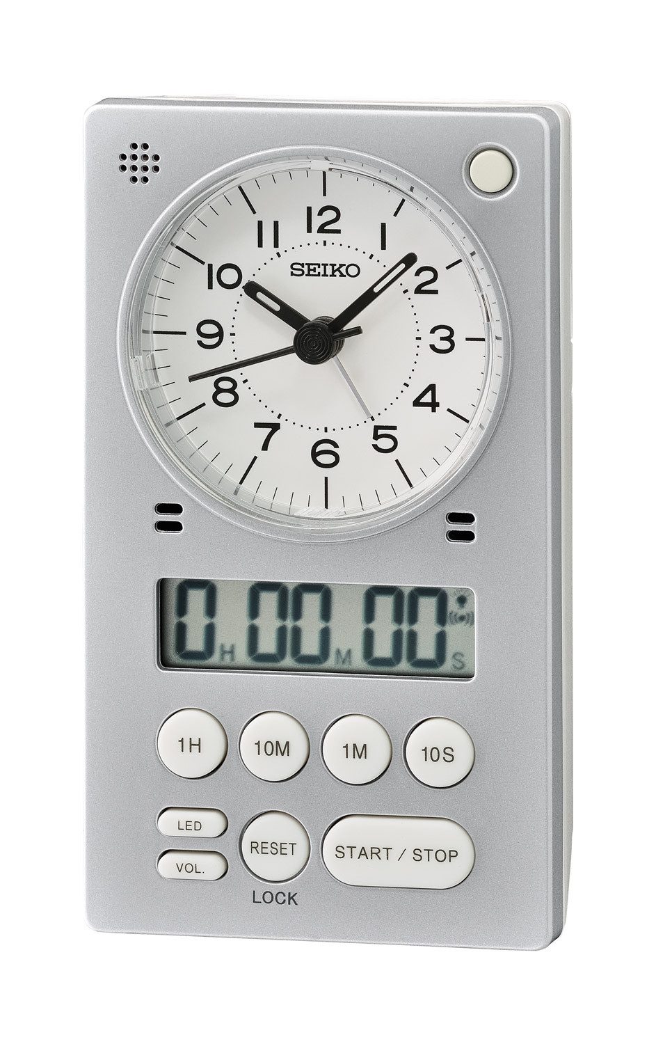 Seiko Tischuhr mit Stoppuhr und Timer
