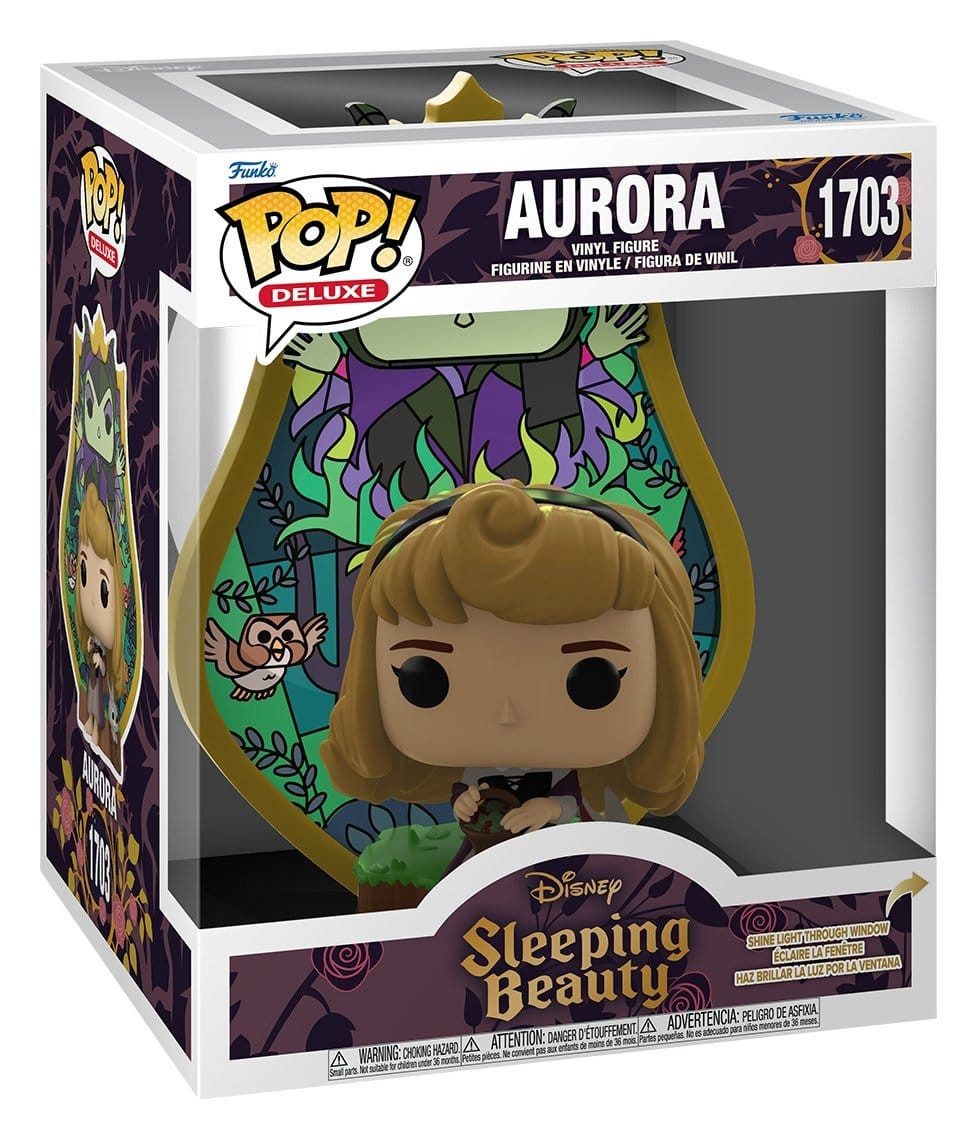 Funko Merchandise-Figur Disney POP! Deluxe Vinyl Figur Aurora(Glass) 9 cm