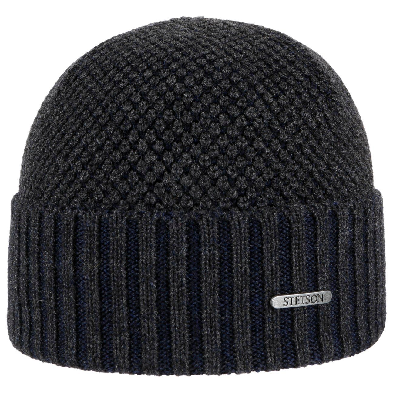 Stetson Beanie (1-St) Strickmütze mit Umschlag, Made in Italy günstig online kaufen