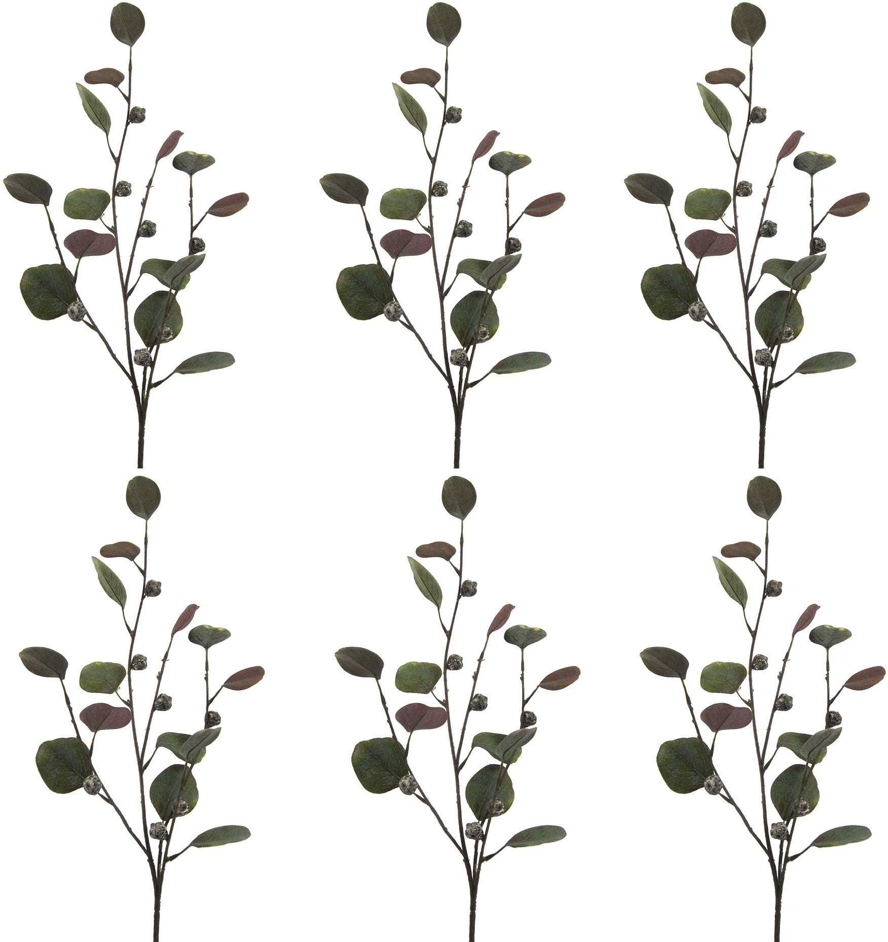Kunstzweig Eukalypthuszweig, Creativ green, Höhe cm grün 73