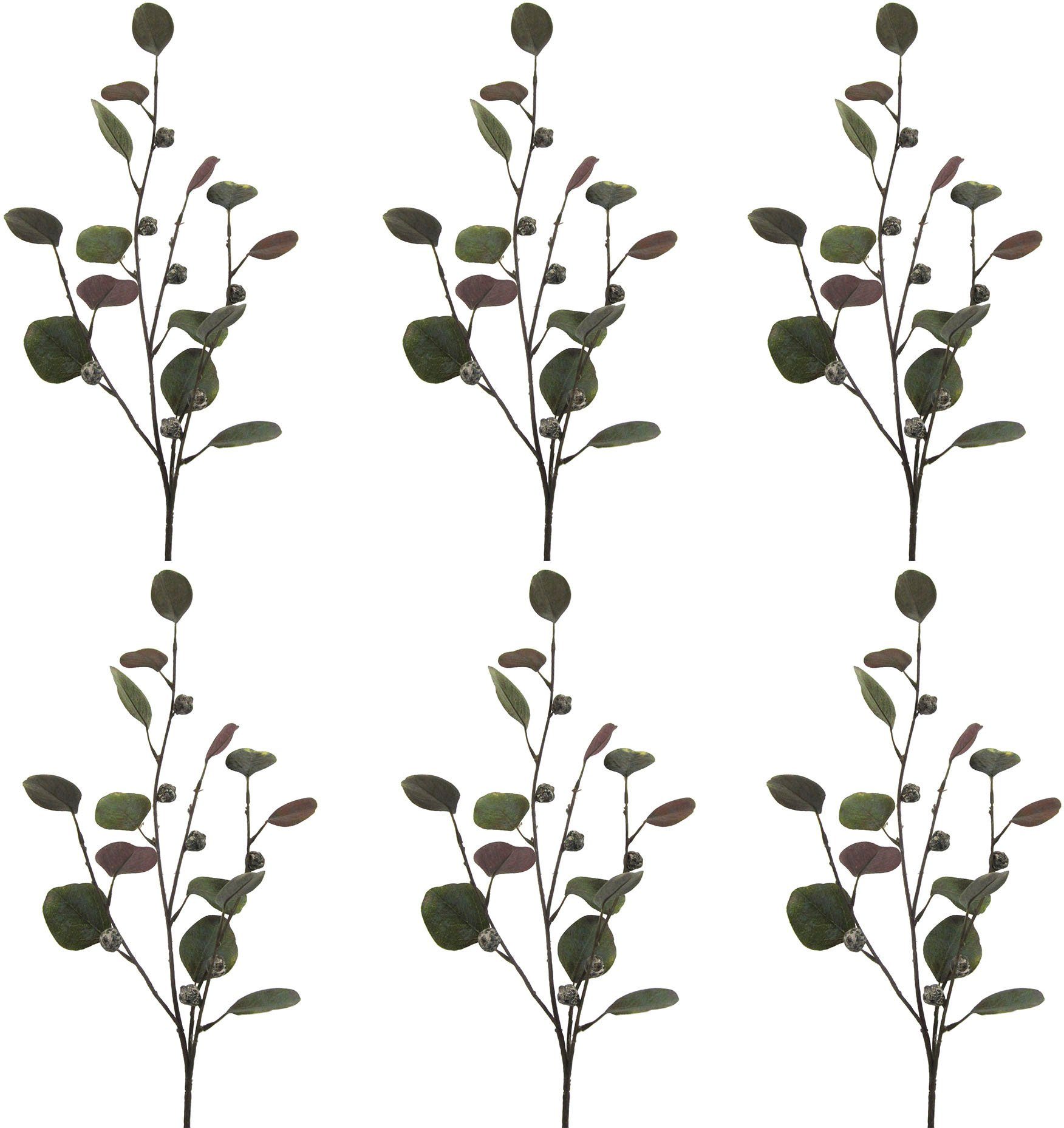 Kunstzweig Eukalypthuszweig, Creativ green, Höhe 73 cm