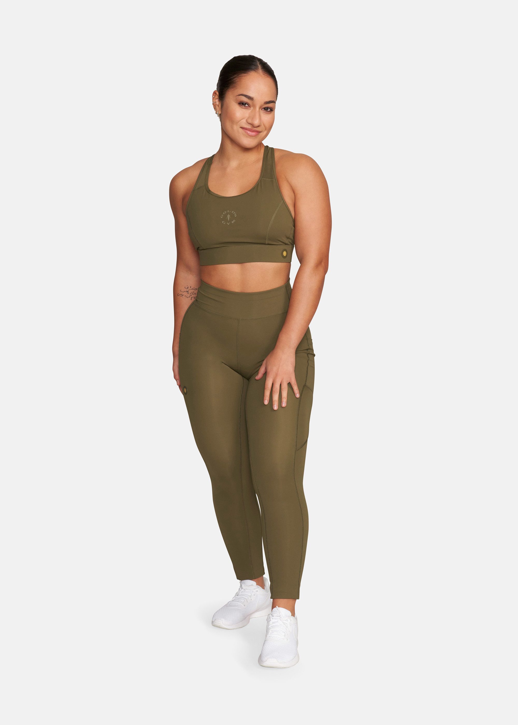 GOLD'S GYM APPAREL Leggings BROOKE nachhaltige Materialien, atmungsaktiv, pilling-resistent