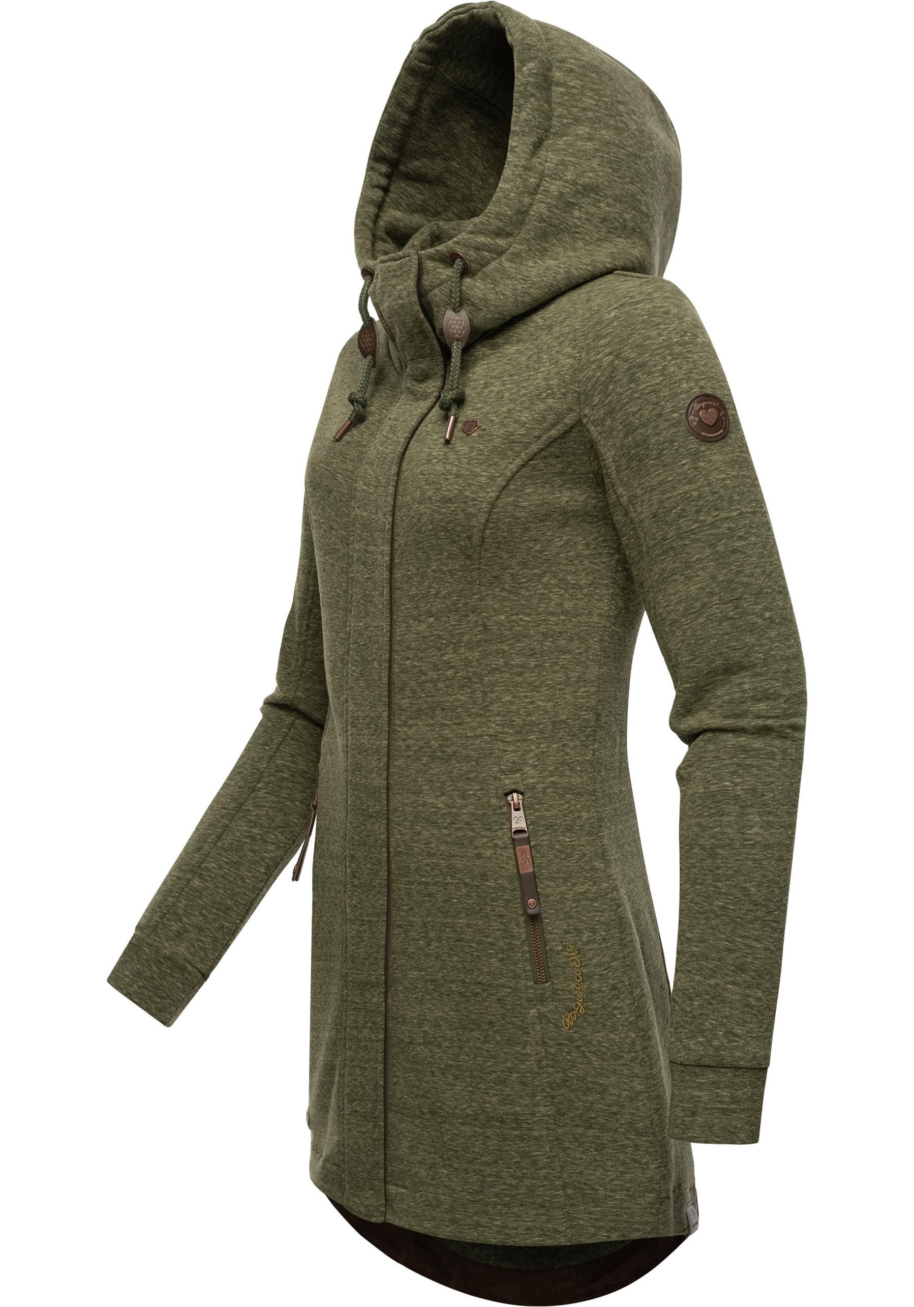 Ragwear Langjacke "Letty Intl." mit Kapuze Sportliche Kapuzenjacke mit Kuns günstig online kaufen