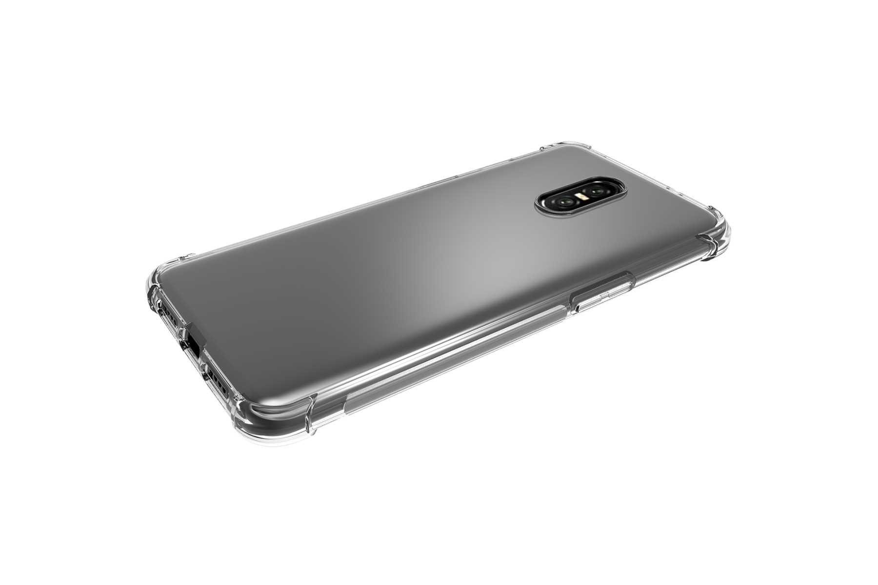 mtb more energy Smartphone-Hülle Clear Armor Case für OnePlus 6T, OnePlus 7, Transparente TPU Schutzhülle Case Backcover mit Anti-Shock Verstärkung