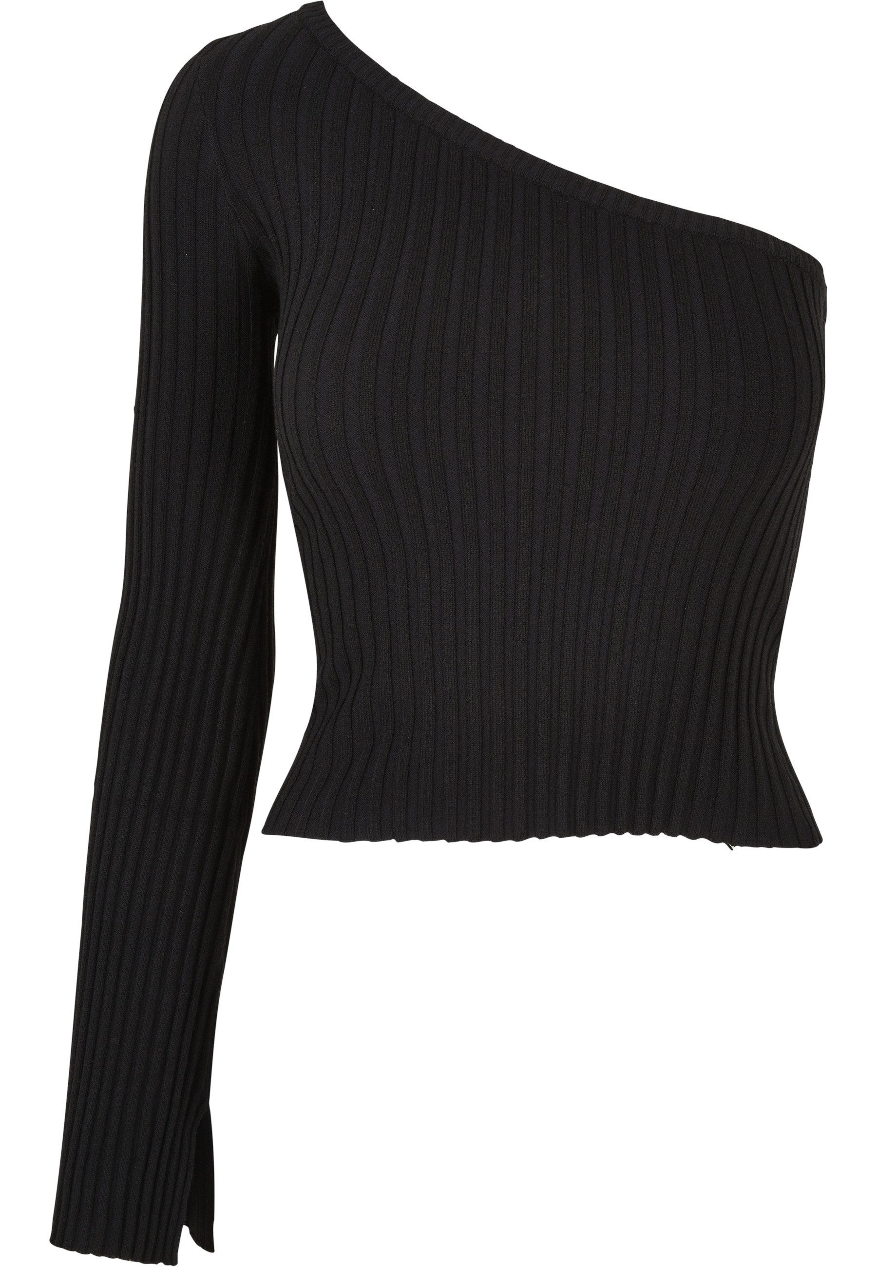 URBAN CLASSICS Fleecepullover Urban Classics Damen Ladies Short Rib Knit On günstig online kaufen