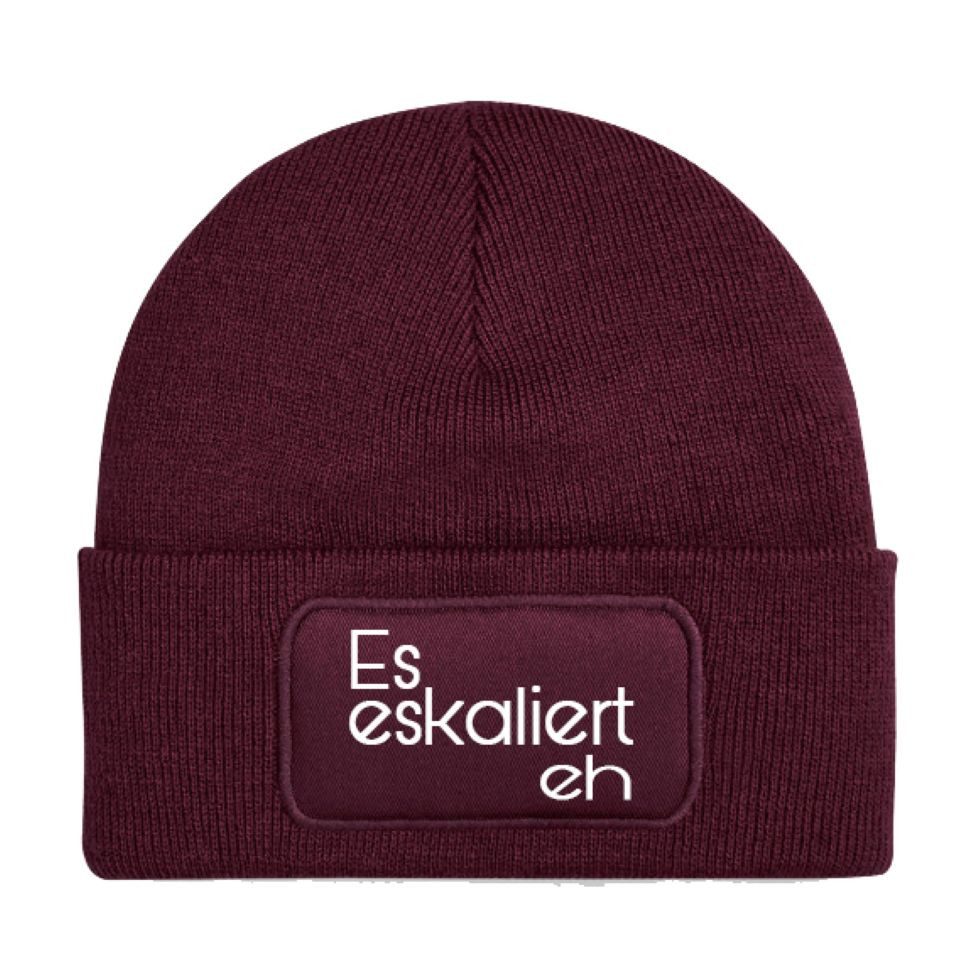 TShirt-People Beanie Beechfield Original Patch Beanie - Es eskaliert eh