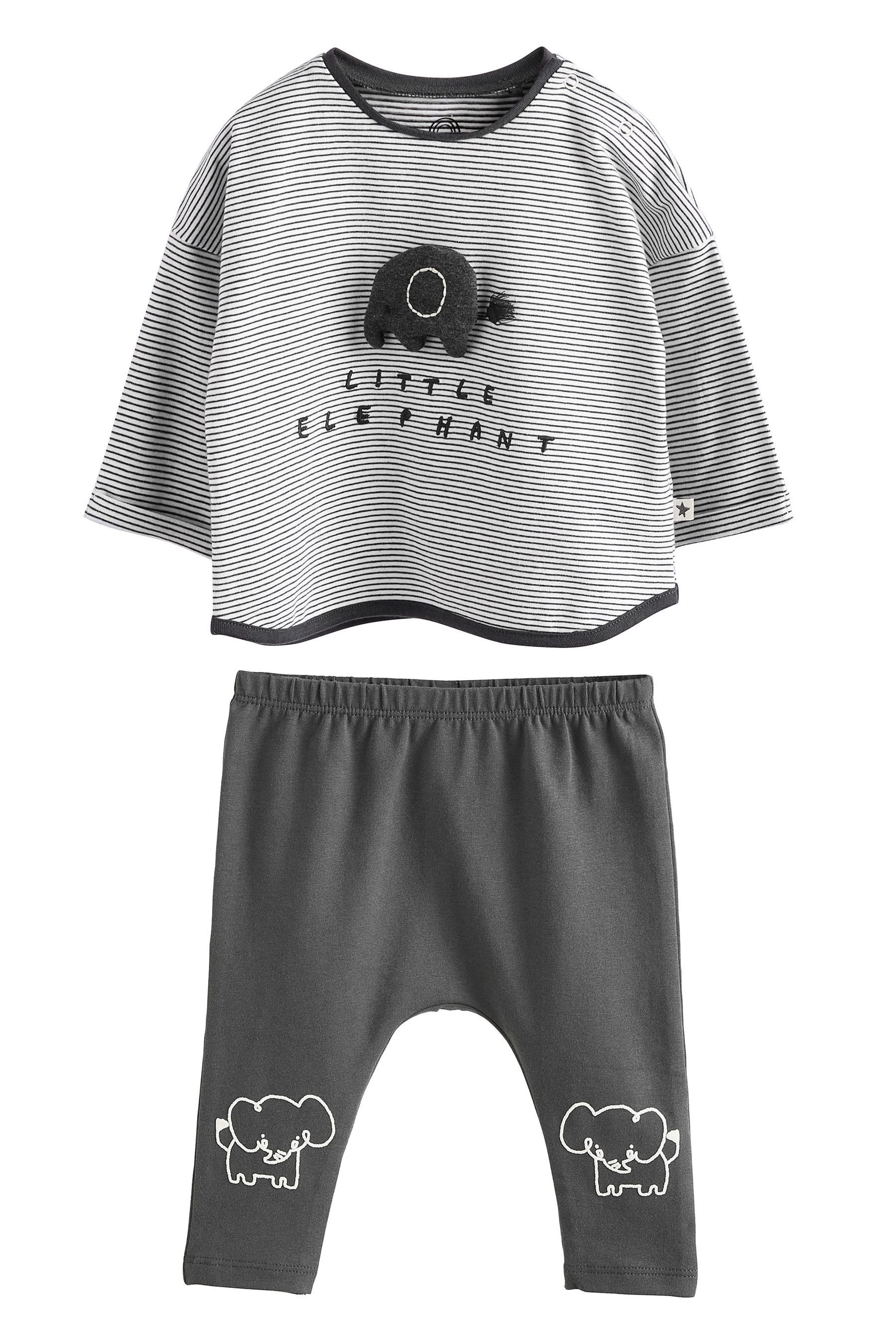 Shirt & Leggings Babyset 100 % Baumwolle Dinosaurier