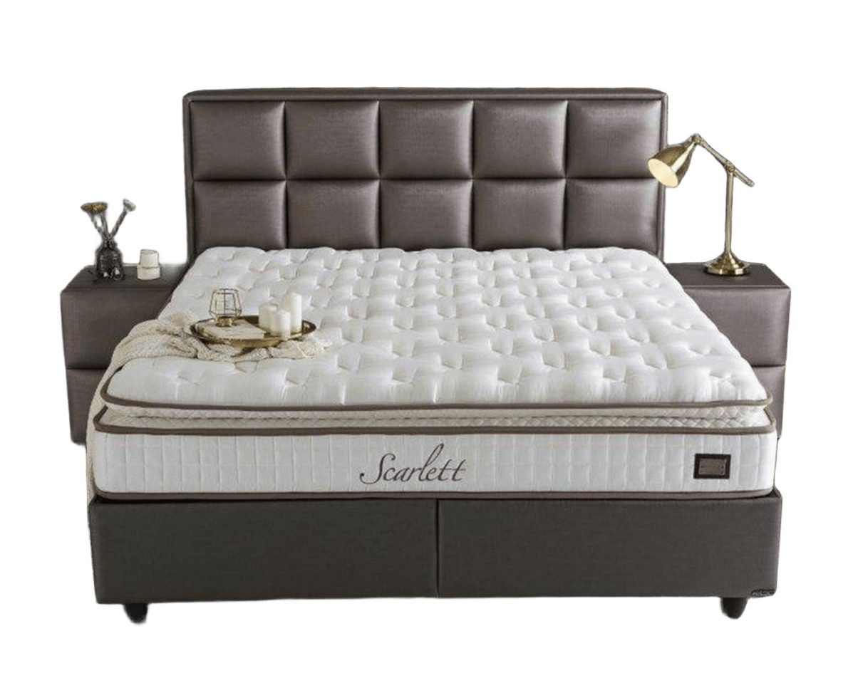 JVmoebel Schlafzimmer-Set Lederbett mit eleganten Nachttischen in Grau, (3-tlg), Made in Europa