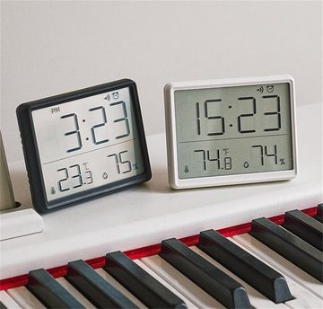 Dekorative Wecker Digitaler Wecker, LED-Anzeige, Temperatur, Luftfeuchtigkeit (Batterie Nicht Enthalten)