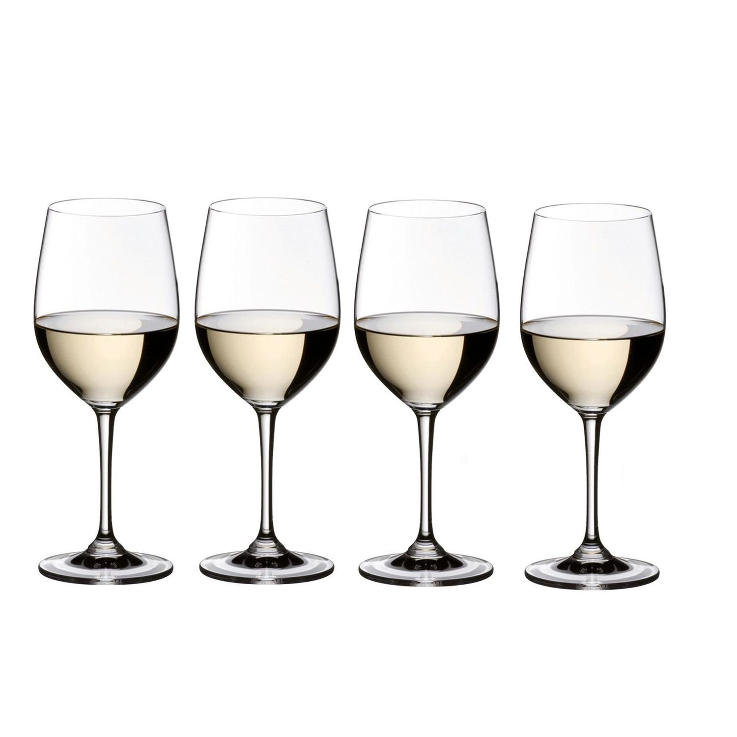 RIEDEL Glas Weinglas Vinum Viognier Chardonnay, Kristallglas, 4er Set