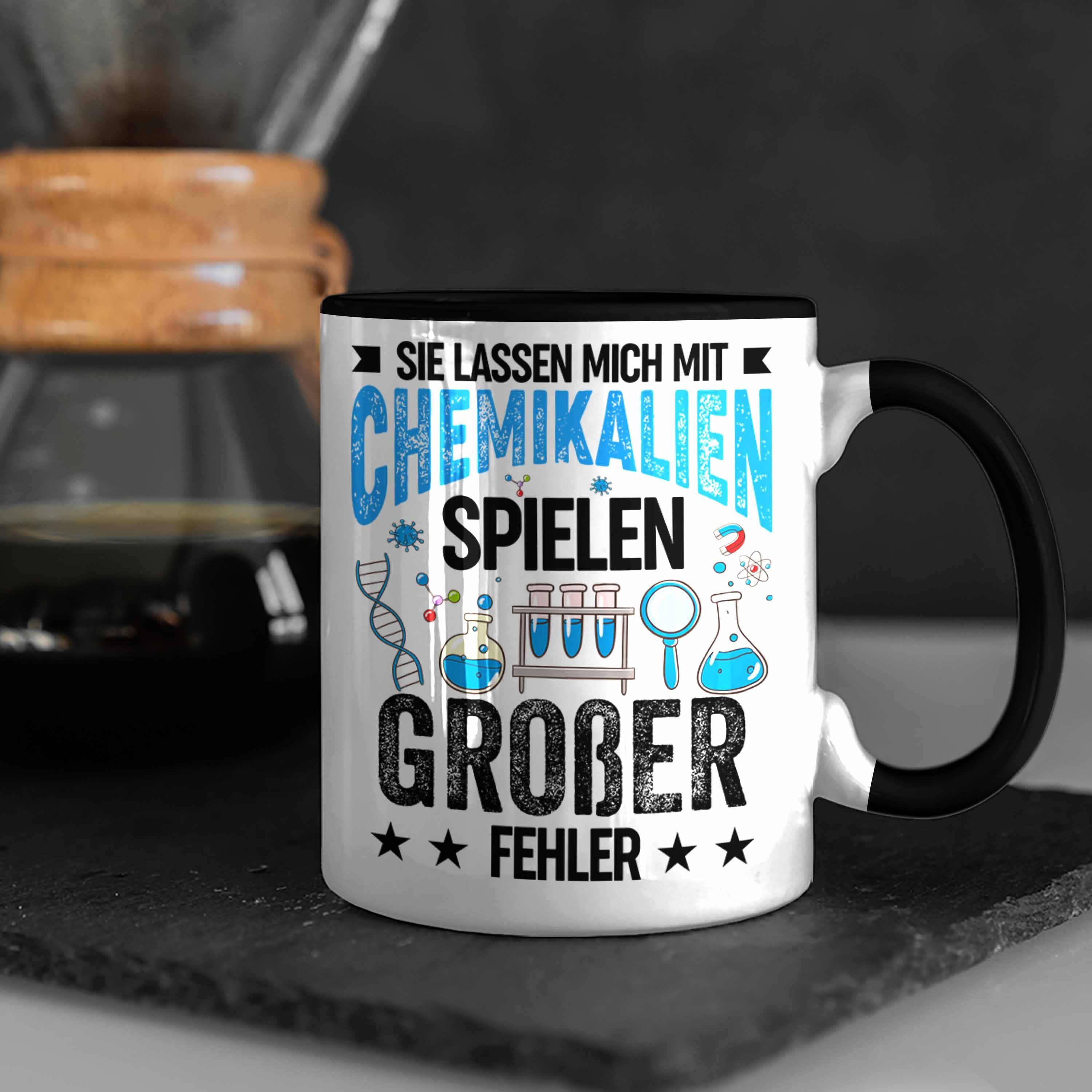 Chemikalien Chemie-Lehrer Schwarz Lassen Chemiker für Spielen Trendation Student Tasse Tasse Trendation - Mich Geschenk Sie Mich