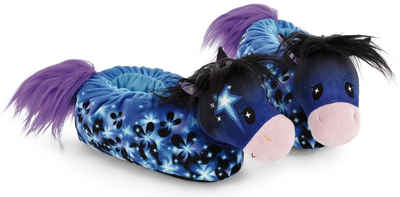 Nici PONY STARFLOWER Plüsch Hausschuhe im farbenfrohen Look