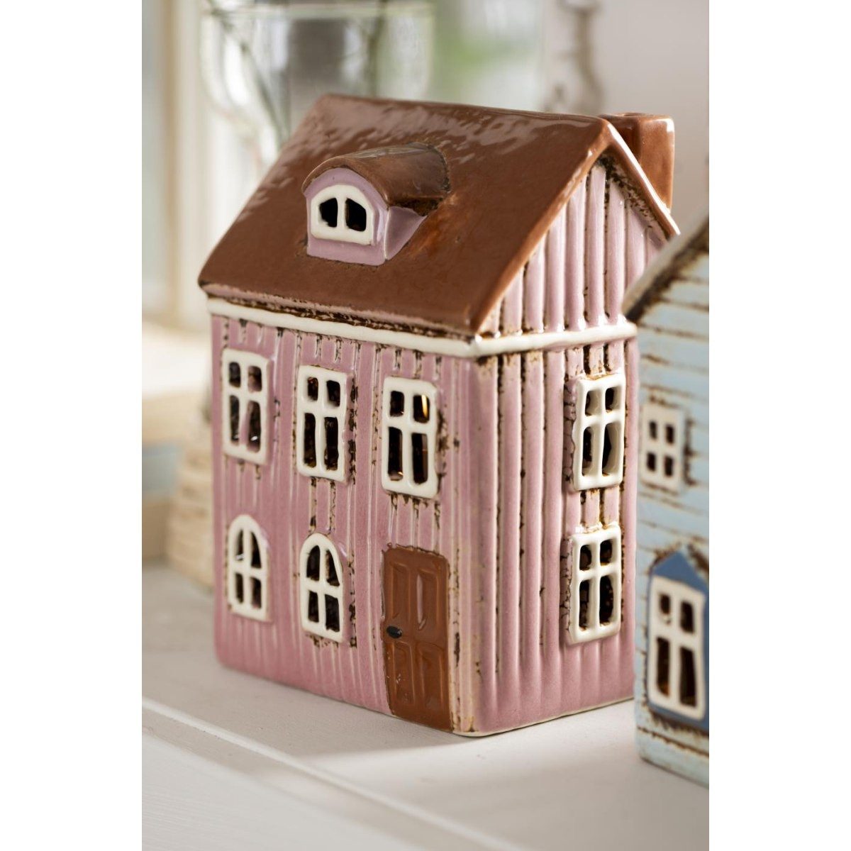 Ib Laursen Teelichthalter Teelichthaus Keramik Deko günstig online kaufen