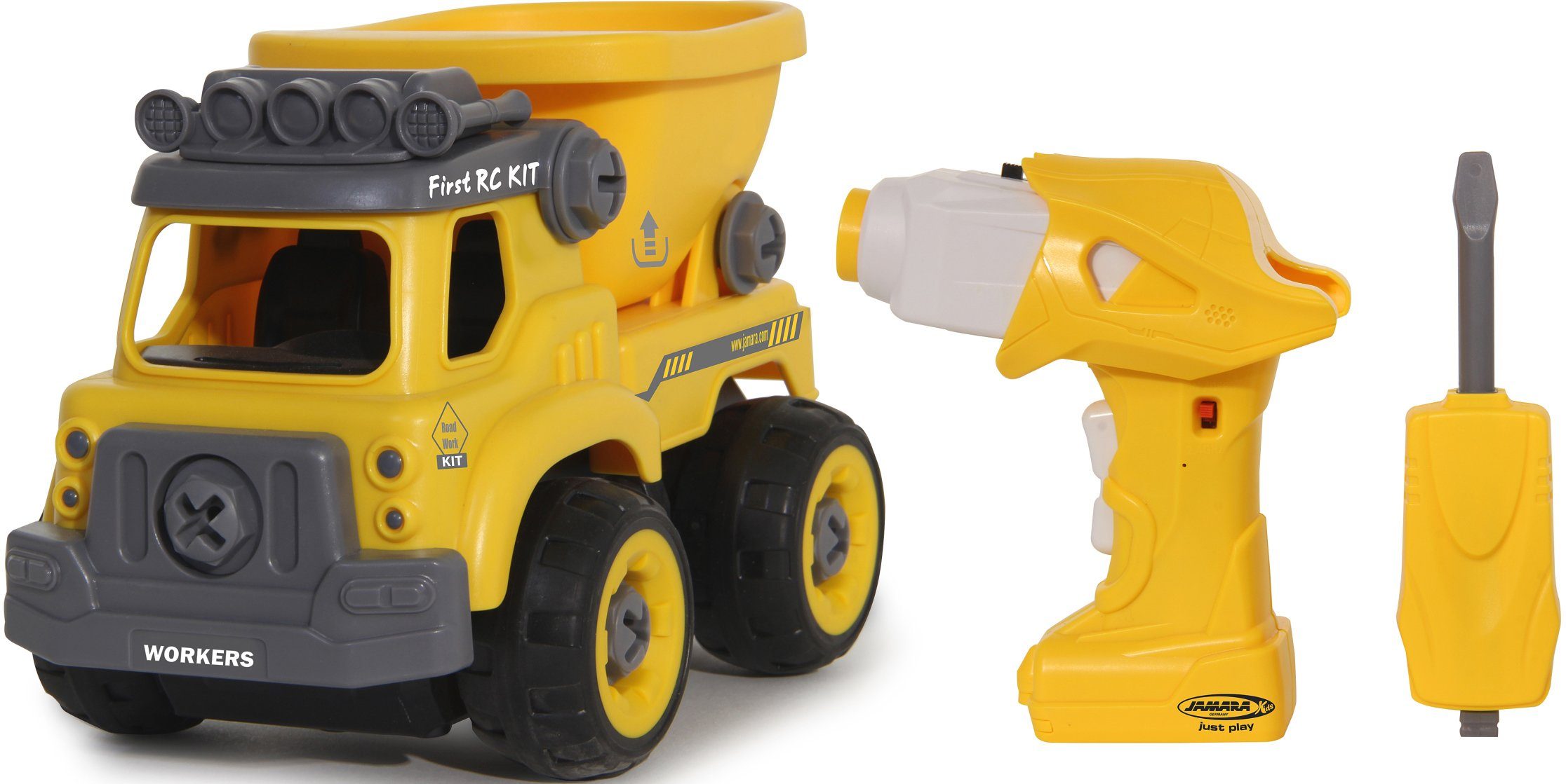 Jamara RC-Bagger First RC - Muldenkipper (27-tlg), mit Akkuschrauber günstig online kaufen