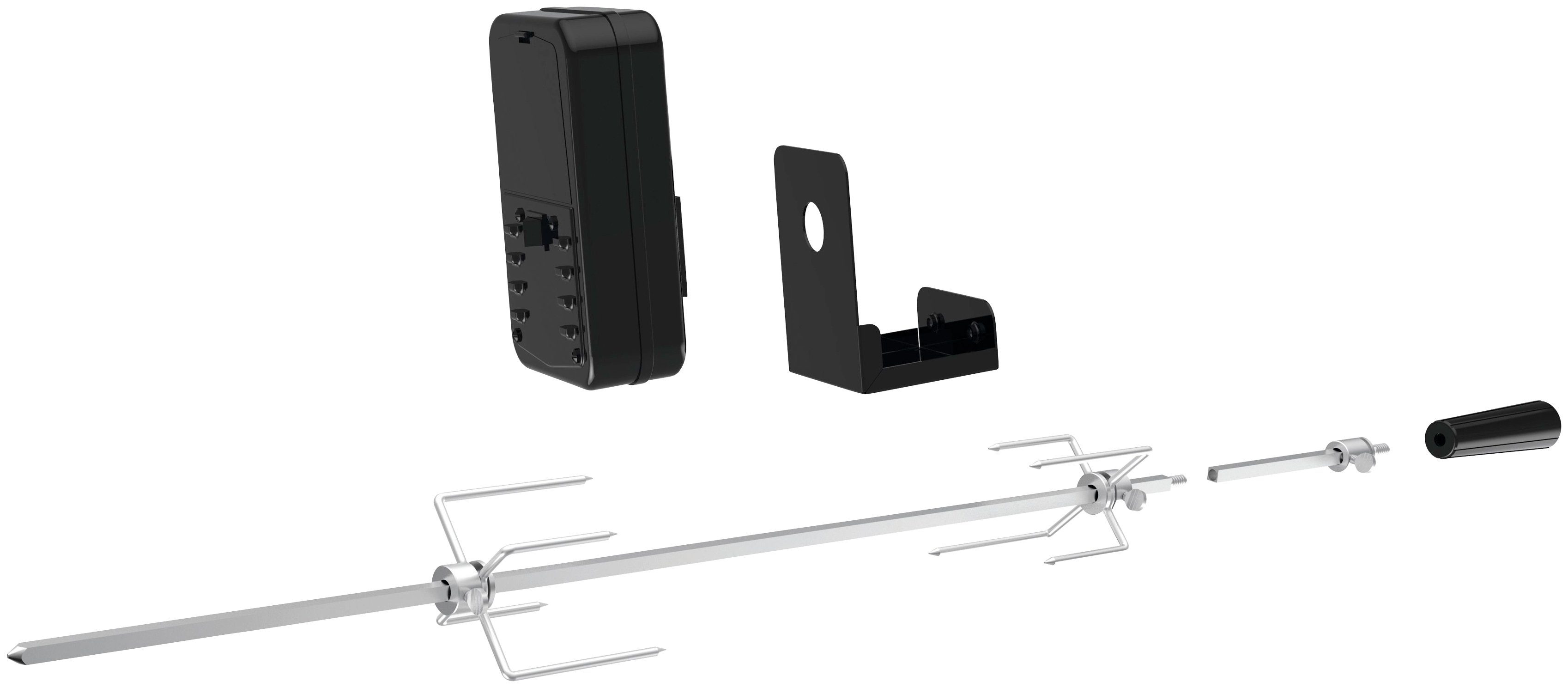 Tepro Grillspieß, aus Edelstahl, Batteriebetrieb