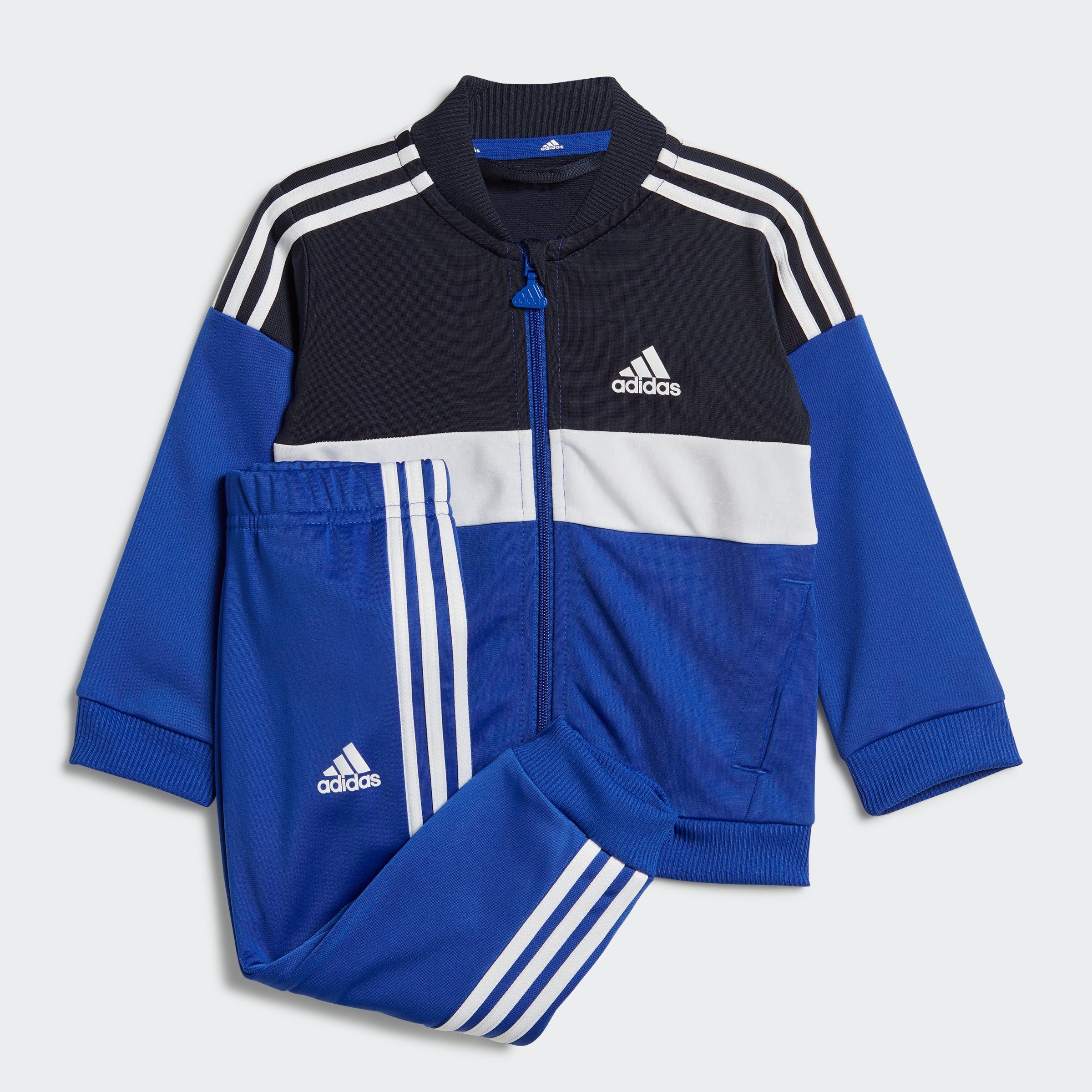 adidas Sportswear Trainingsanzug I TIBERIO / White TS Lucid Blue / Legend (2-tlg) Semi Ink