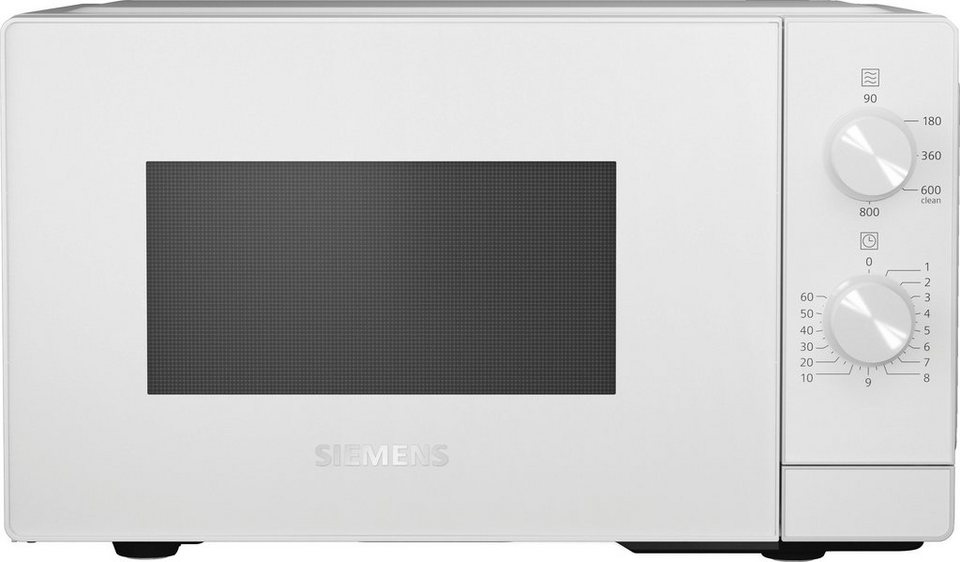 SIEMENS Mikrowelle FF020LMW0, Mikrowelle, 20 l, Leicht-Bedien-Konzept:  besonders einfaches, problemloses Einstellen