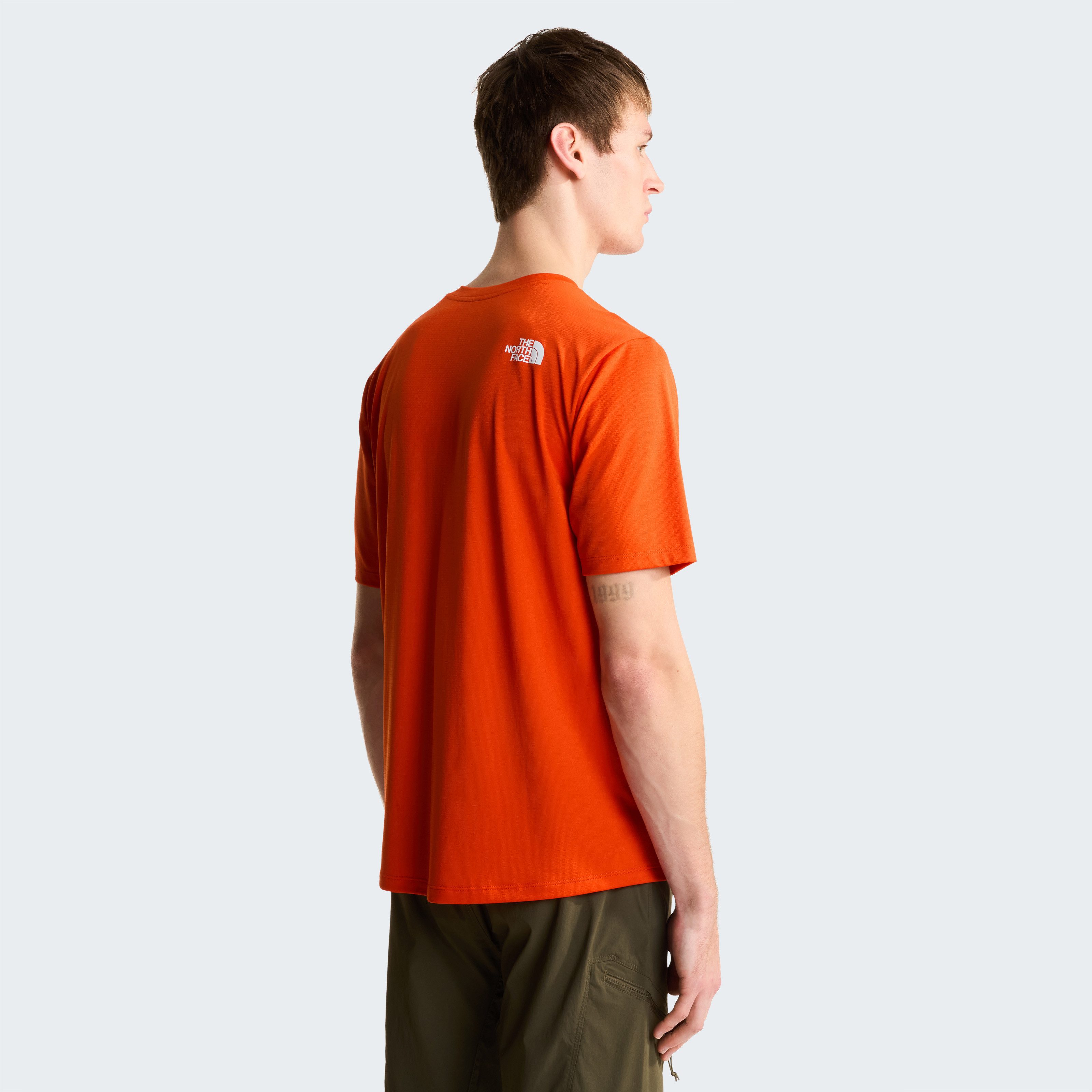The North Face Funktionsshirt M 24/7 S/S TEE LOGO GRAPHIC REG sportliche Passform, kurze Ärmel, mit FlashDry™ Technologie