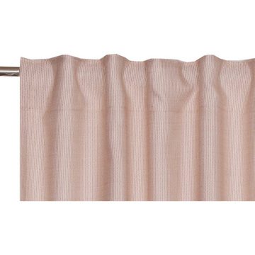 Vorhang METRIC Blickdichter Schlaufenvorhang, Esprit, Schlaufe (1 St), Polyester, 130 x 250 cm in Rose