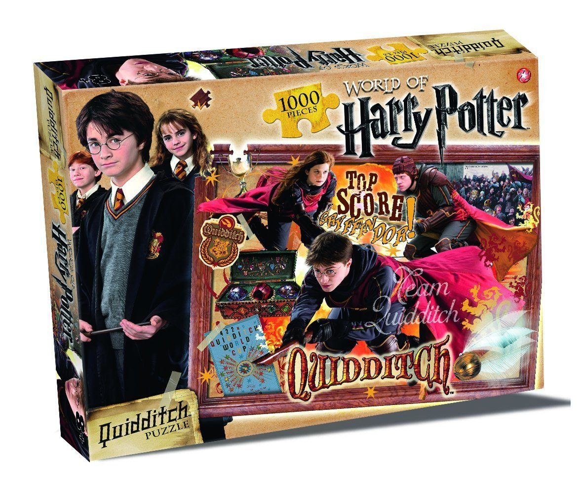 Winning Moves Puzzle World of Harry Potter Puzzle - Quidditch 1000 Teile (englisch), 1000 Puzzleteile