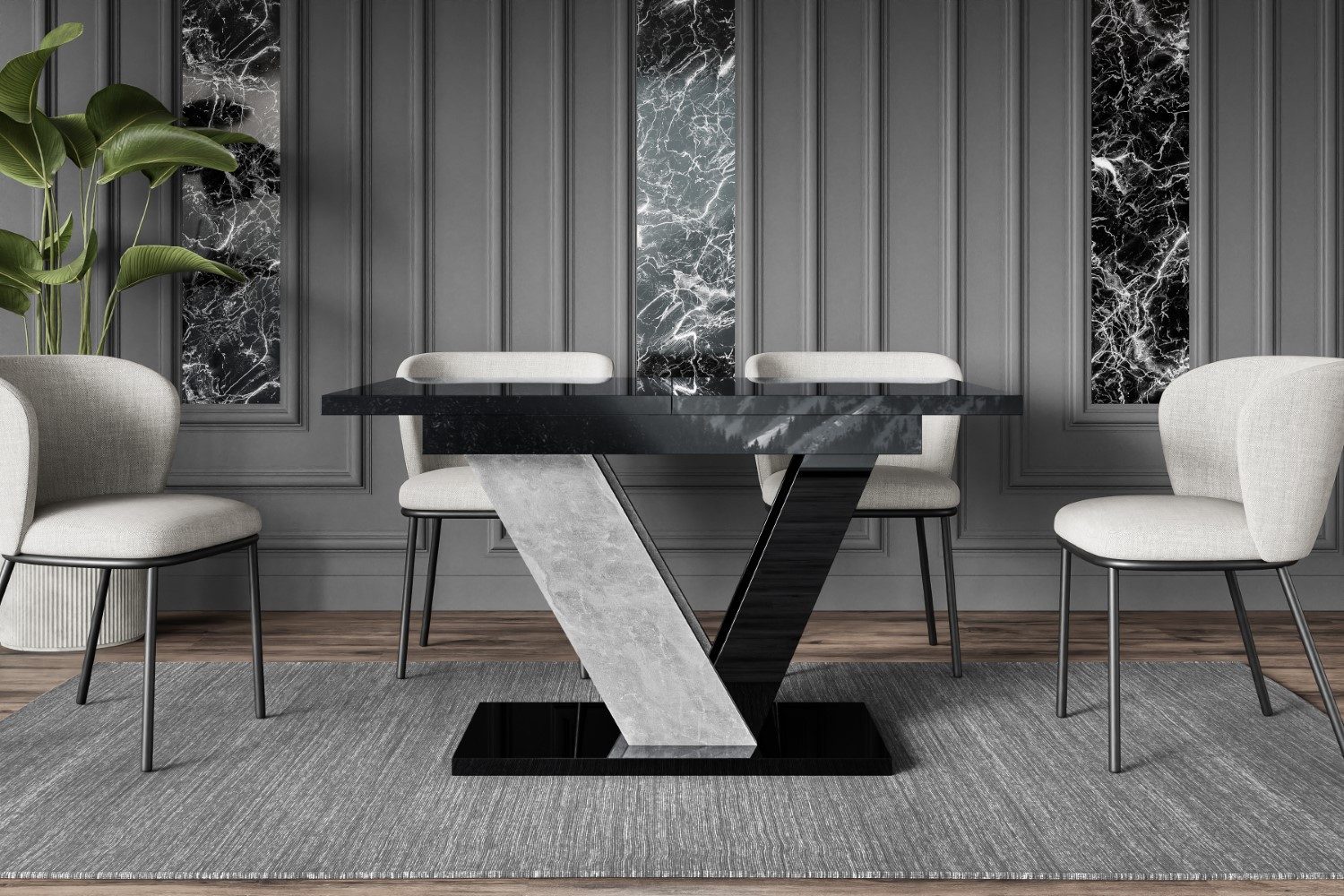 ALTDECOR Esstisch CLASI (Esstisch ausziehbar, Esszimmertische, Tisch Wohnzi günstig online kaufen