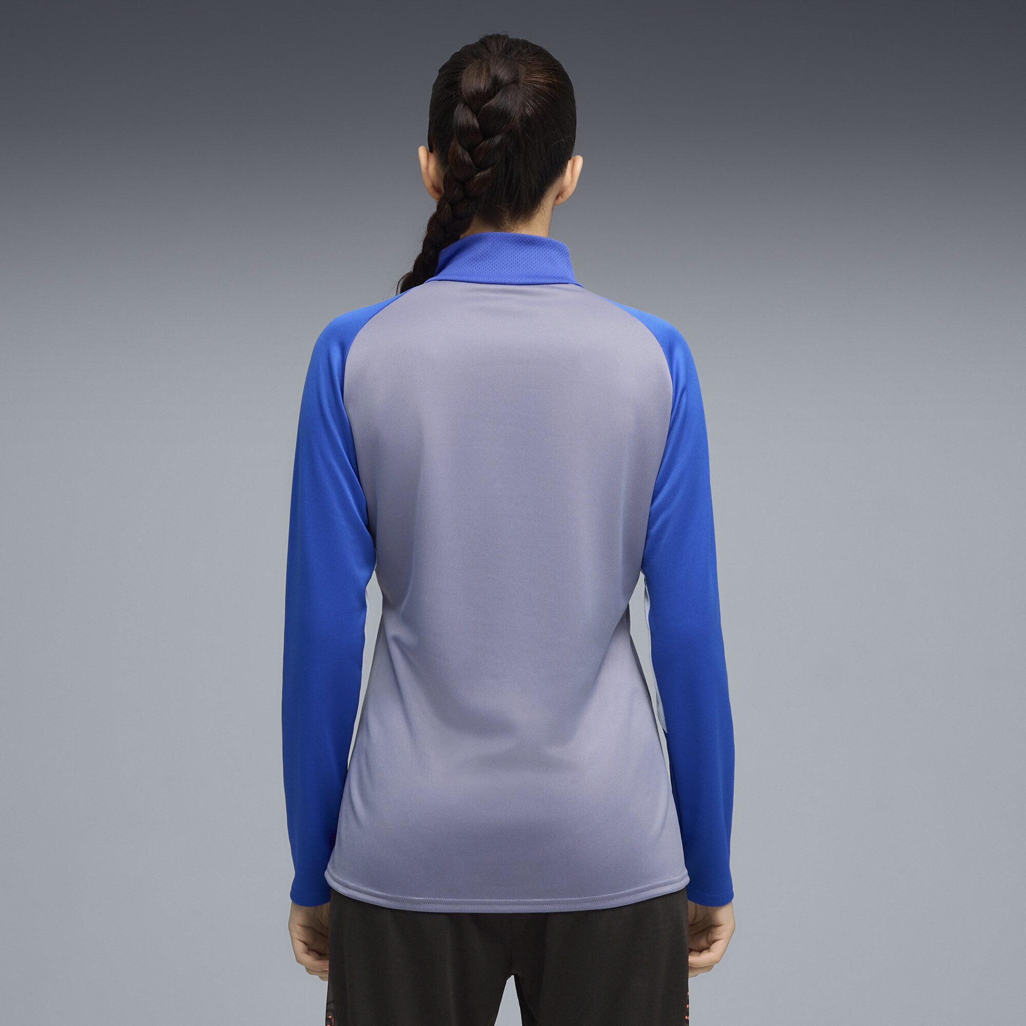 PUMA Trainingsjacke IndividualBLAZE Fußballtop mit viertellangem Reißverschluss