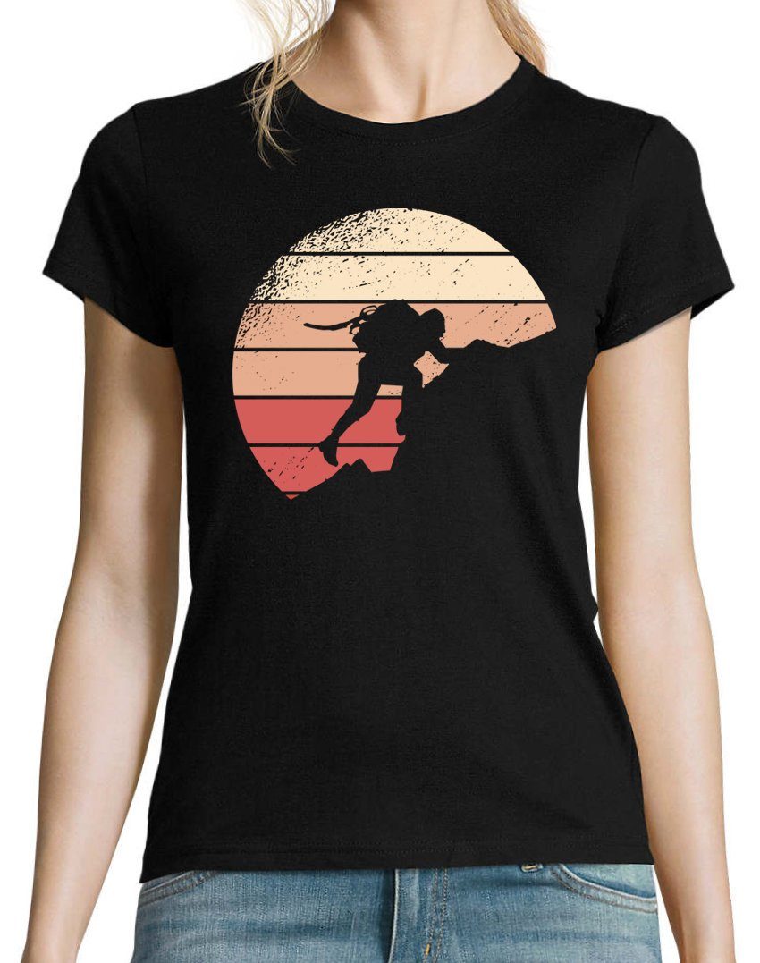 Youth Designz T-Shirt Mountain Damen Shirt mit trendigem Bergsteiger Frontp günstig online kaufen