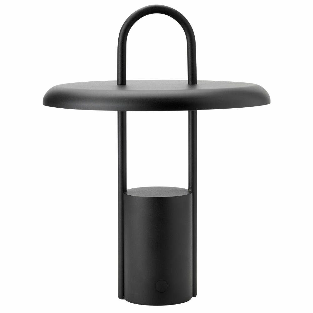 Stelton LED Laterne Pier Black, USB-Ladefunktion, LED fest integriert, im Schiffslampen-Design