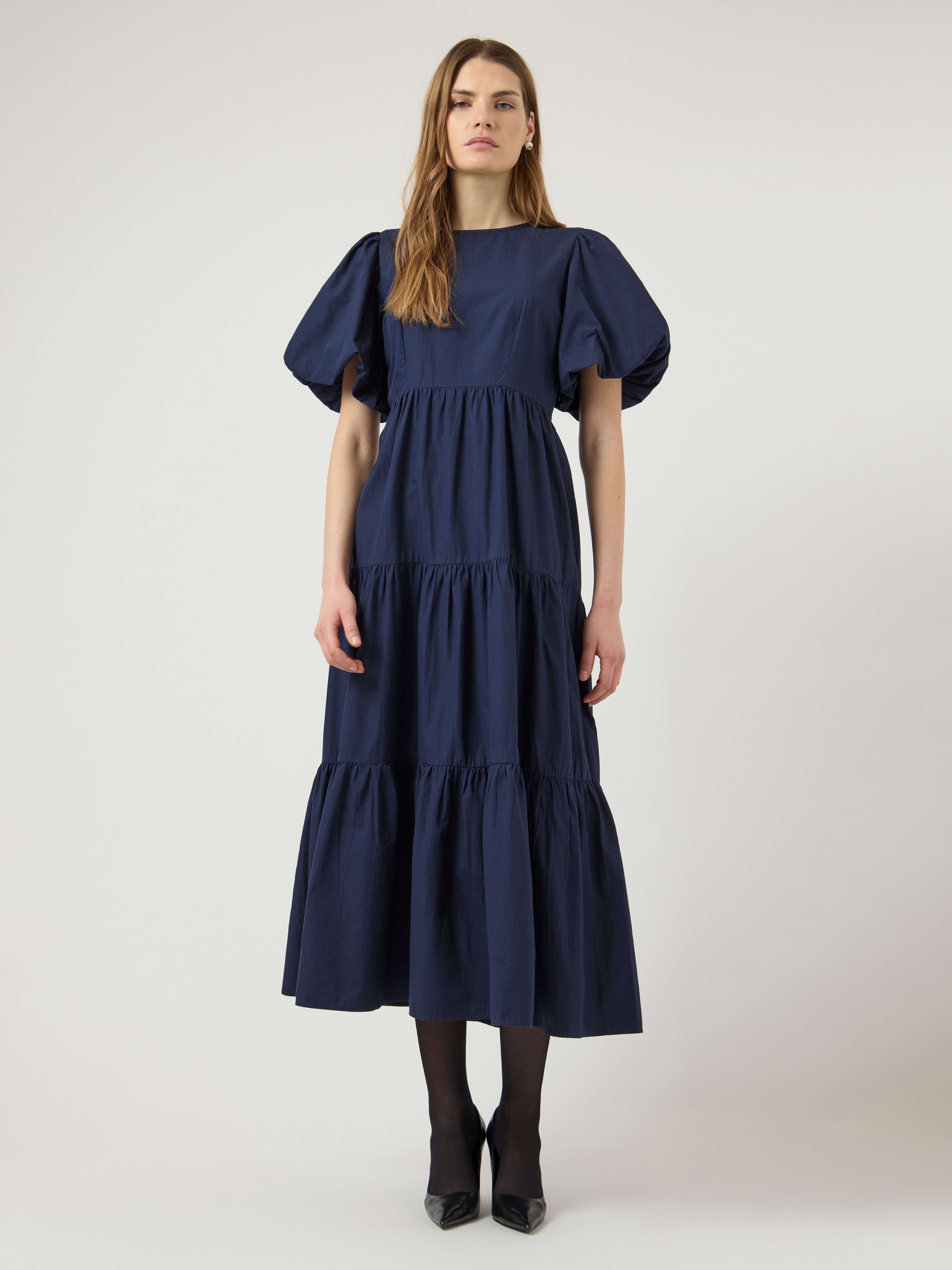 Y.A.S Midikleid YASCOLEA SS ANKLE DRESS S. NOOS Sommerkleid, Baumwolle, knöchellang