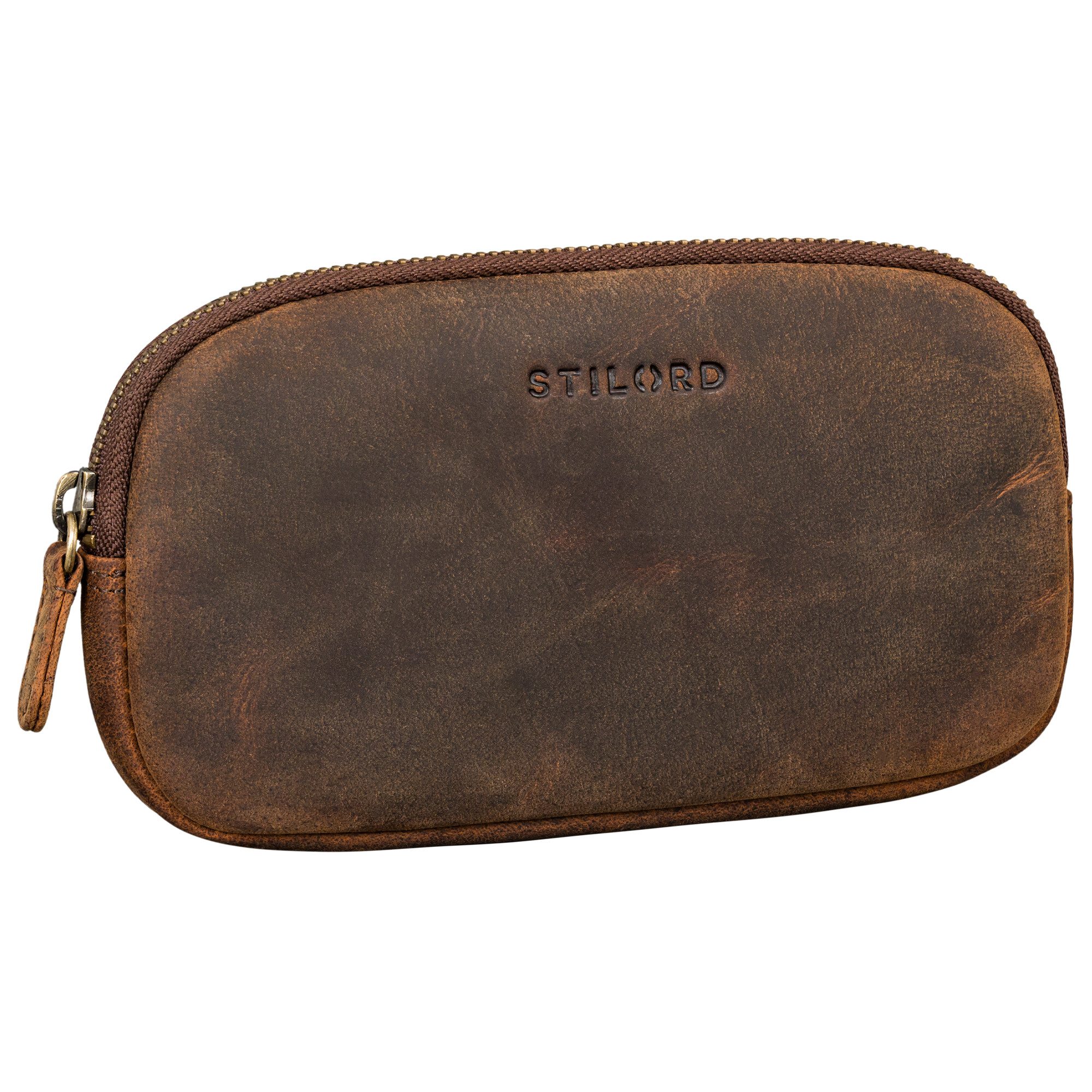 STILORD Etui "Mike" Vintage Leder Etui für Stifte Kabel oder Schlüssel Echt günstig online kaufen