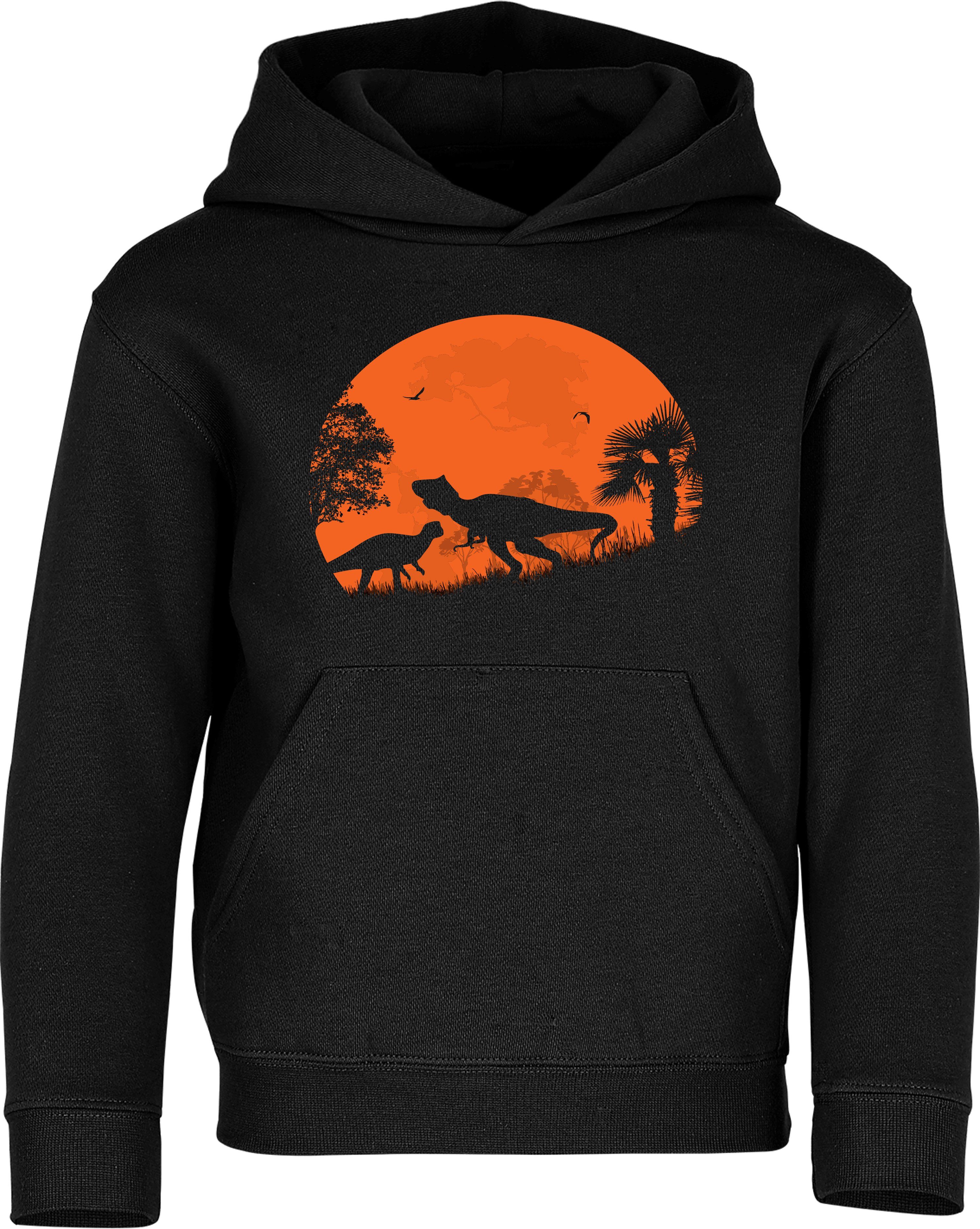 Kapuzenpullover Kinder Hoodie: "Dino Dawn" - Dinosaurier