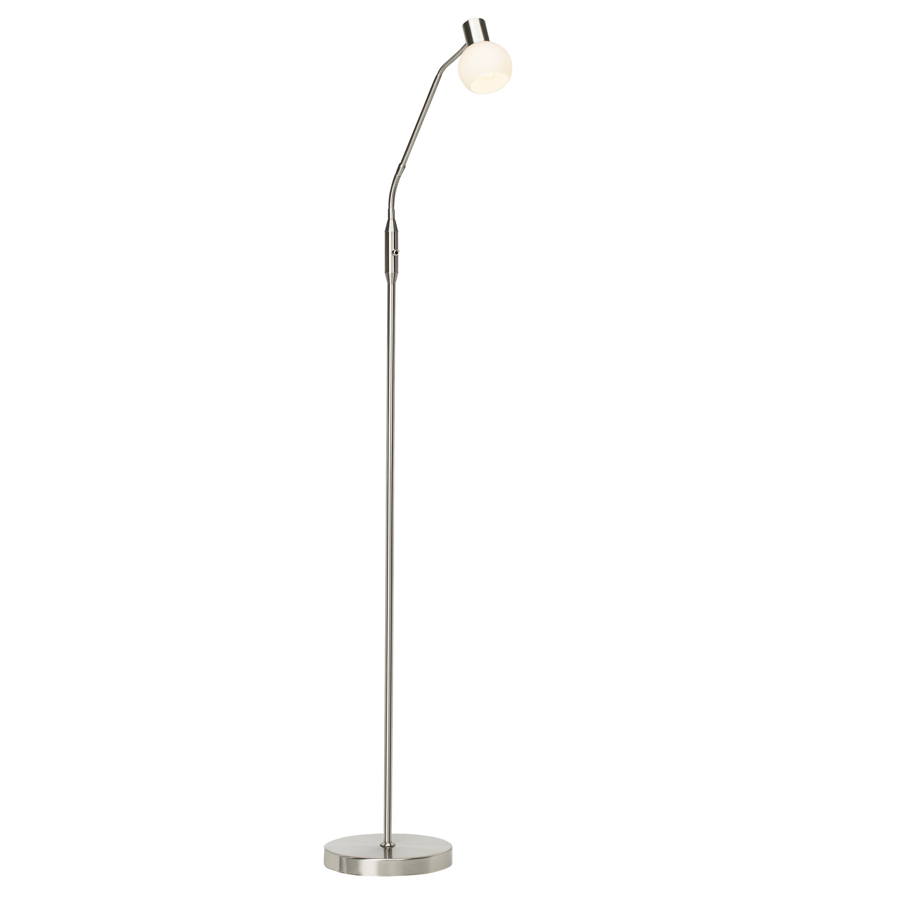 Lightbox Stehlampe, ohne Leuchtmittel, LED Stehlampe, 140 cm Höhe, Ø 22,5 cm, E14, Flexarm einstellbar