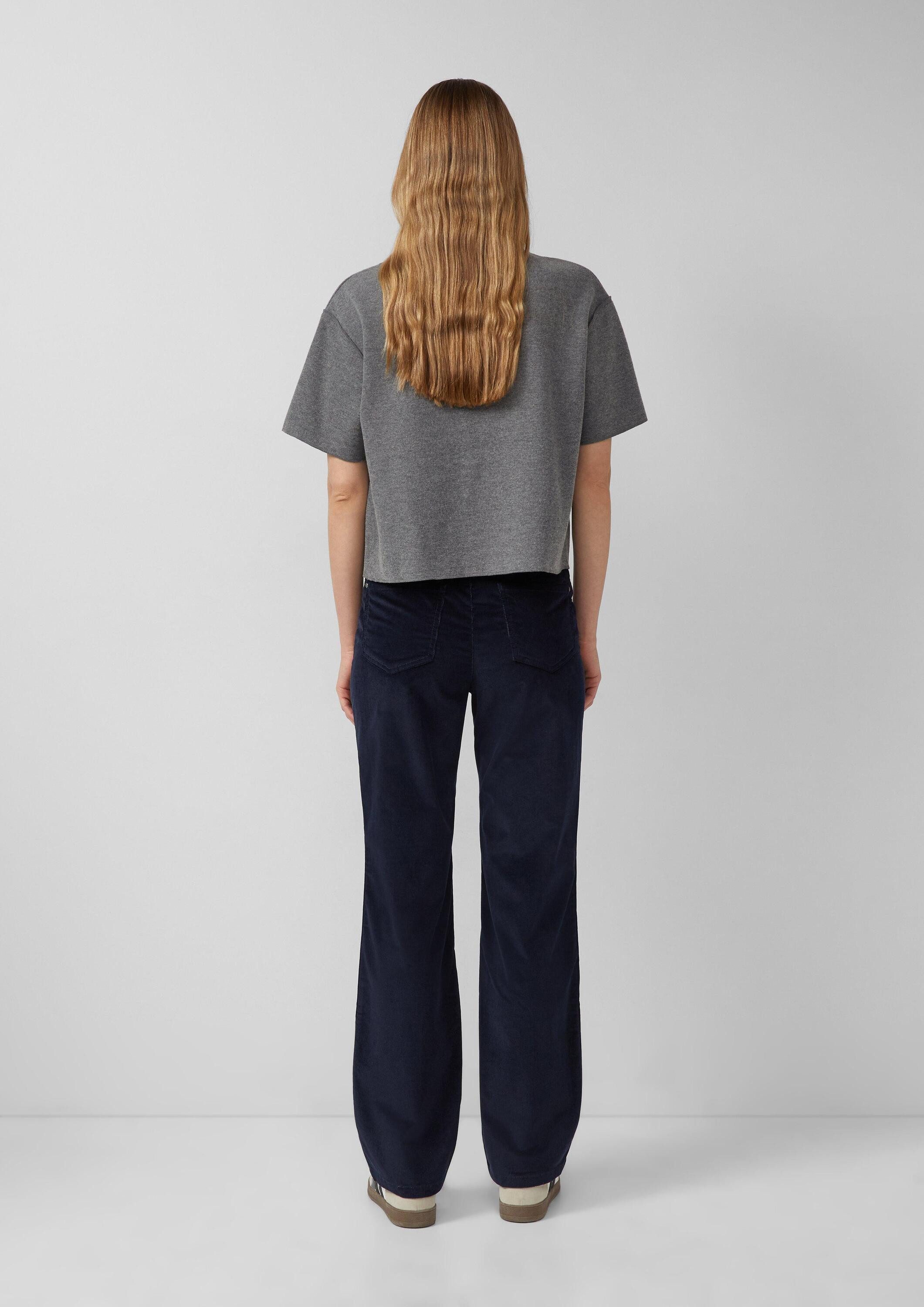 s.Oliver Kurzarmshirt T-Shirt Kurzarm-Strickpullover