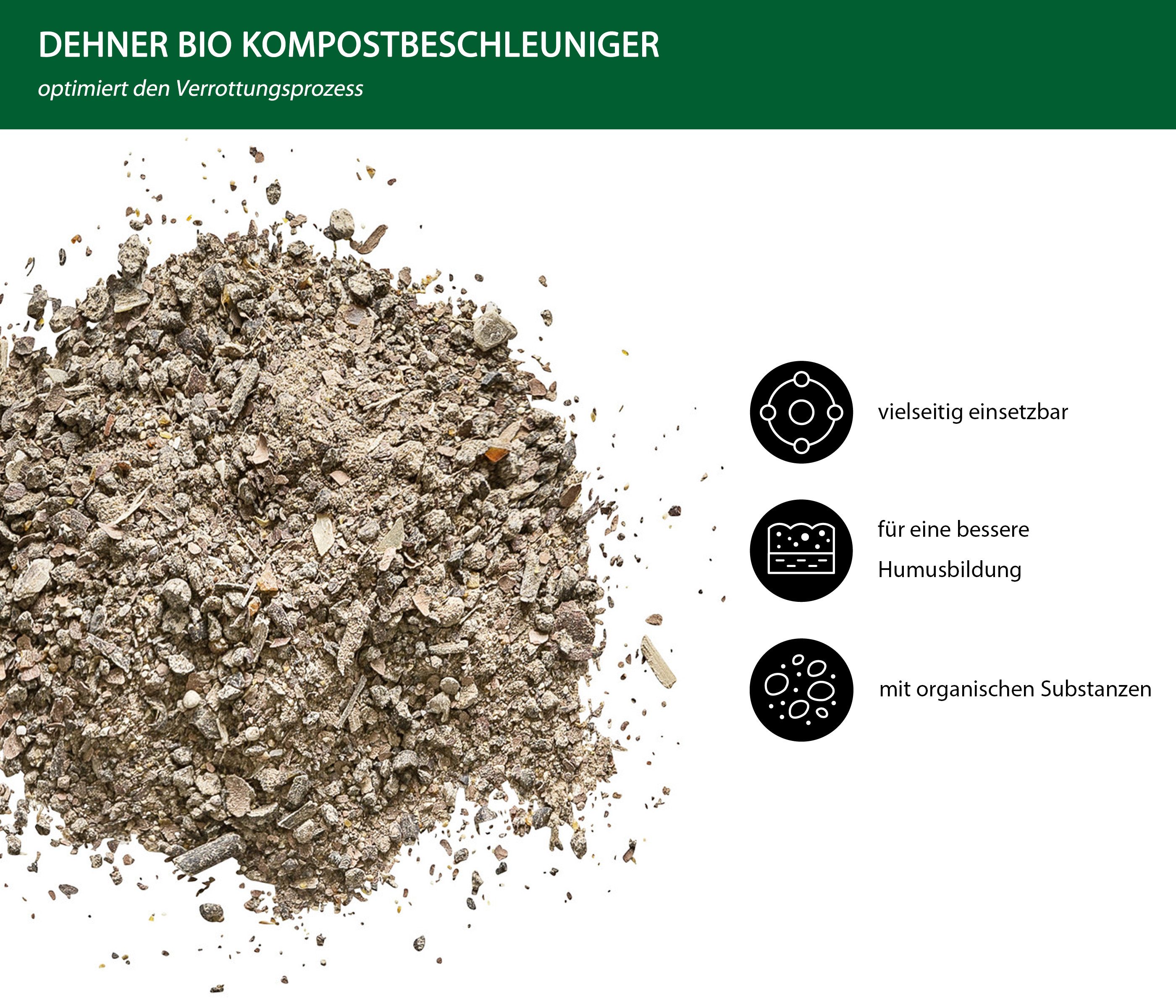 Dehner Kompostbeschleuniger hochwertiger Naturdünger, biologisch, für 5 kg ca. 8 qm 8 m³