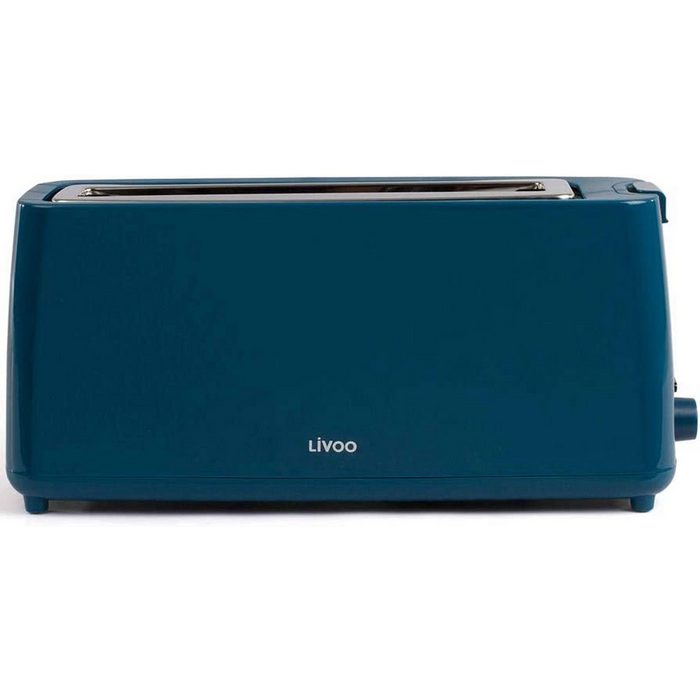 LIVOO Toaster DOD168B Langschlitz-Toaster blau 900 W
