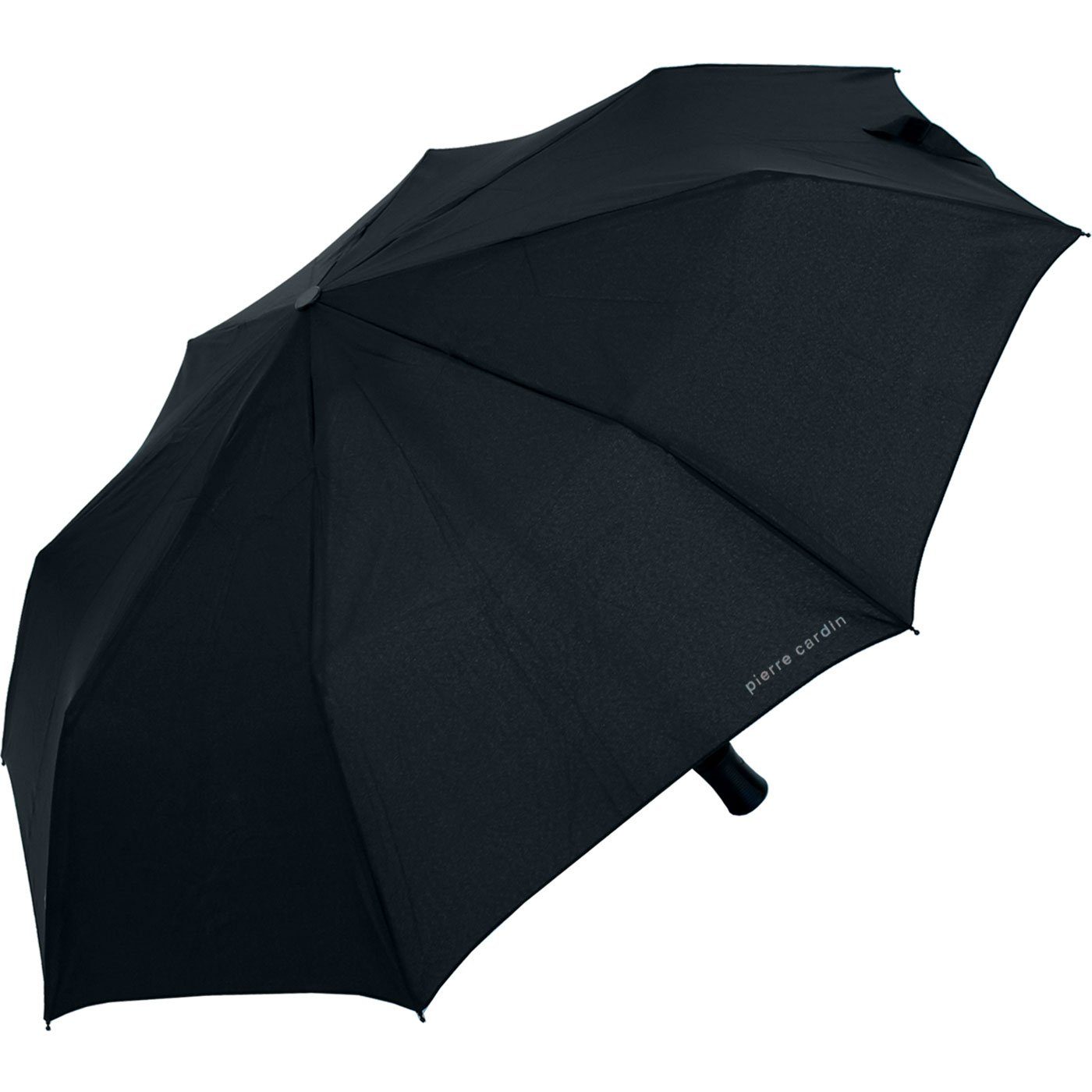 Pierre Cardin Taschenregenschirm stabiler Schim Black Line mit Auf-Automatik, klassischer Look