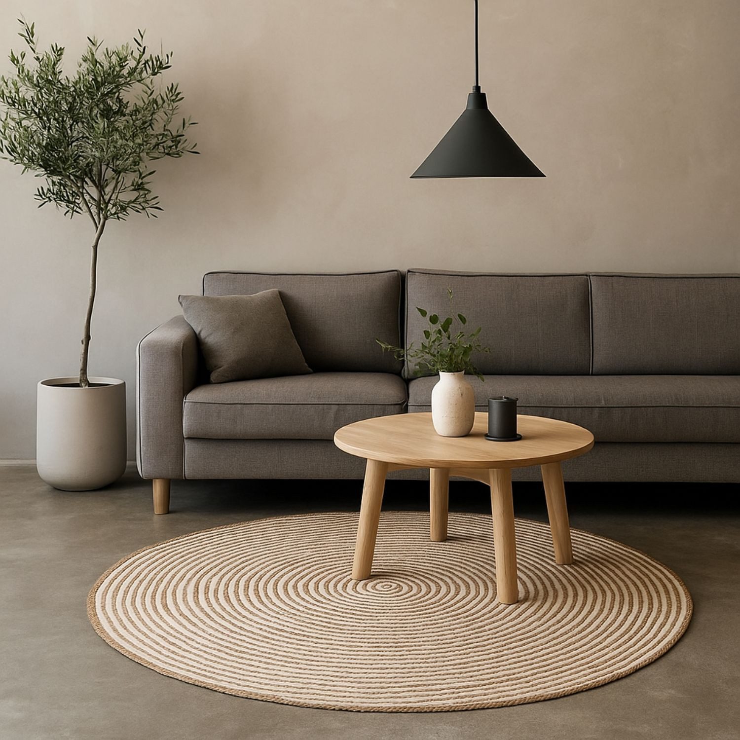 Marrakesch Orient & Mediterran Interior Teppich Jute Teppich Roccio rund 12 günstig online kaufen