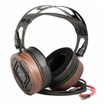 OLLO Audio S5X 1.1 Over-Ear-Kopfhörer (offen, Ohrmuschel aus Holz, Inkl Kopfhörertasche und keepdrum Mikrofasertuch)