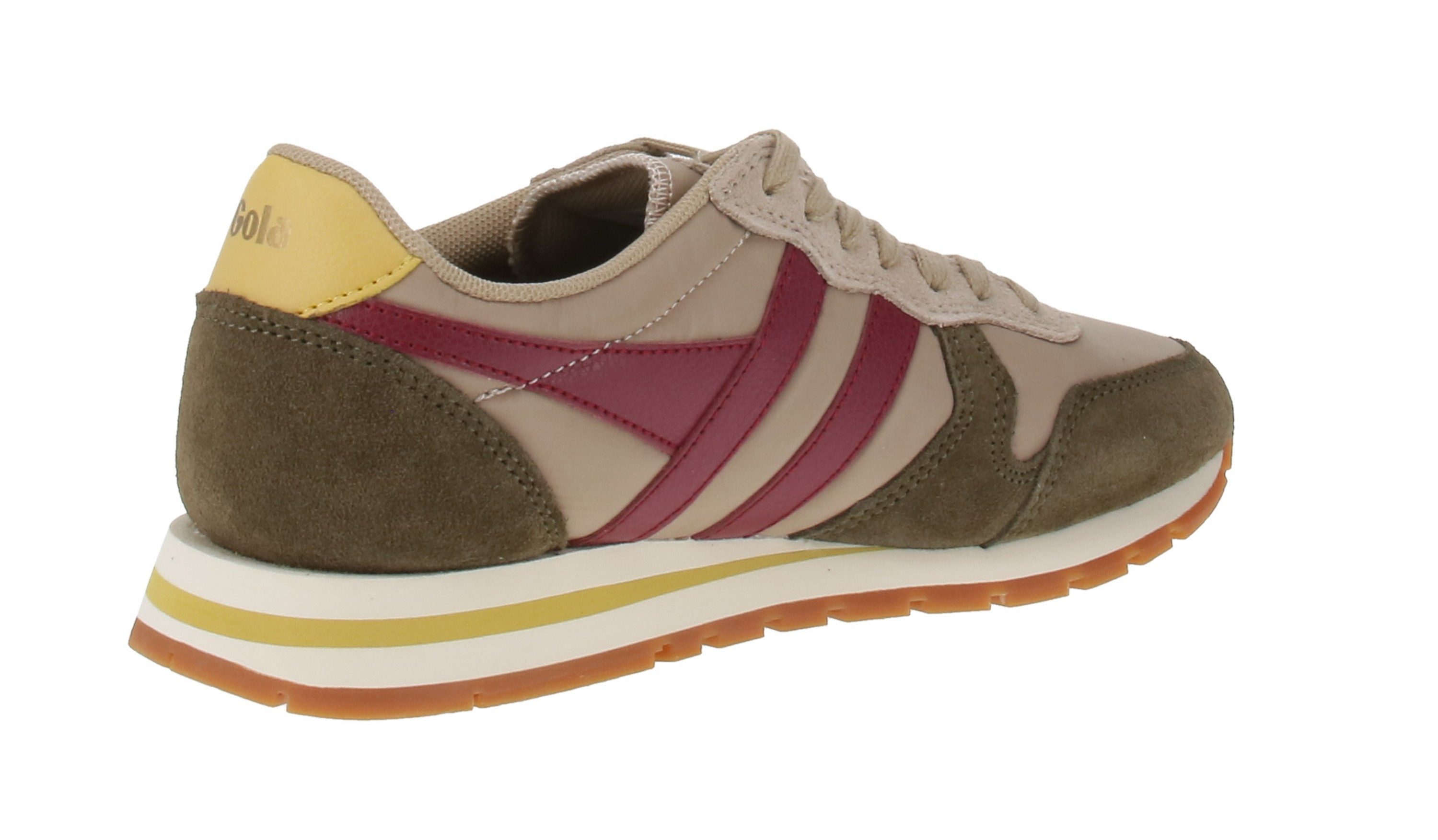 Gola Daytona Chute Bone-Khaki-Cerise Sneaker günstig online kaufen