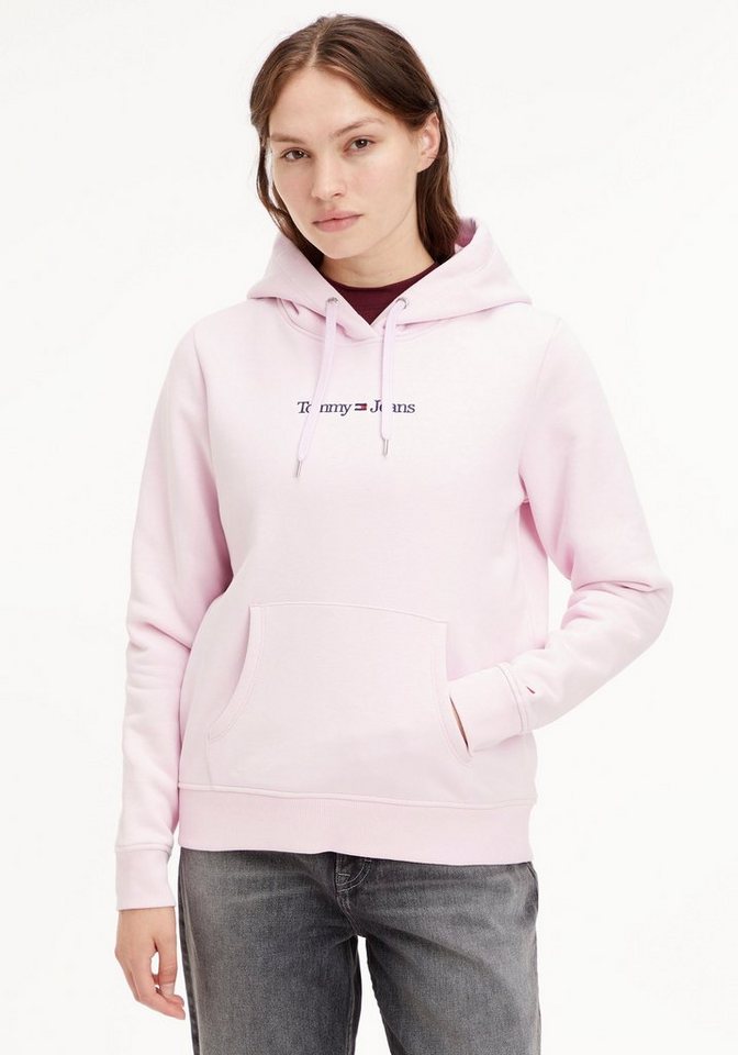 Tommy Jeans Sweatshirt TJW REG SERIF LINEAR HOODIE mit Tommy Jeans Logo- Schriftzug