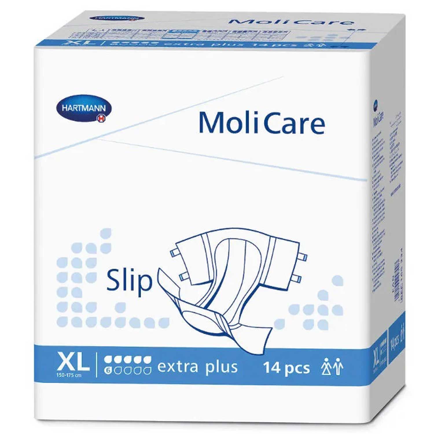 PAUL HARTMANN AG Inkontinenzslip MoliCareÂ® Slip extra plus 6 Tropfen - XL 4 x 14 StÃ¼ck