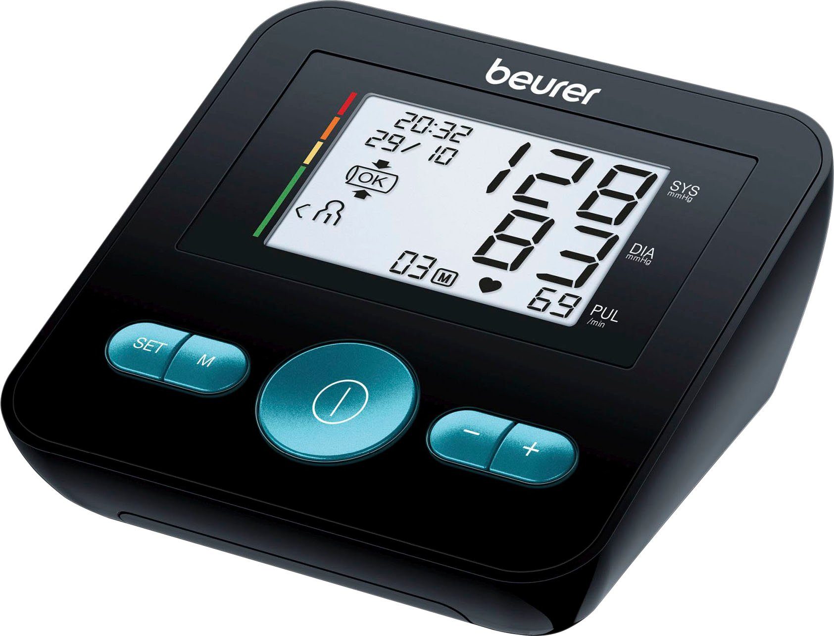 BEURER Oberarm-Blutdruckmessgerät BM 27 Limited Edition, Mit  Universalmanschette auch für große Oberarme