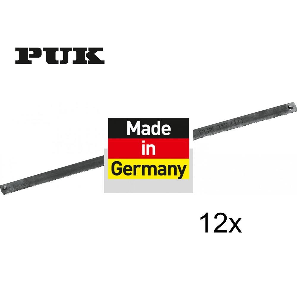 PUK Sägeblatt PUK-Sägeblätter für Metall 12er-Pack, für hochwertige Sägeschnitte aller Metalle