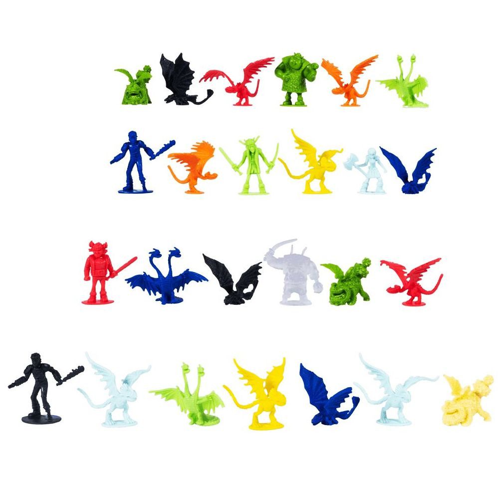 Dragons Spielfigur 24-teiliges Drachen Set DreamWork Dragons Mini Spielfiguren Battle