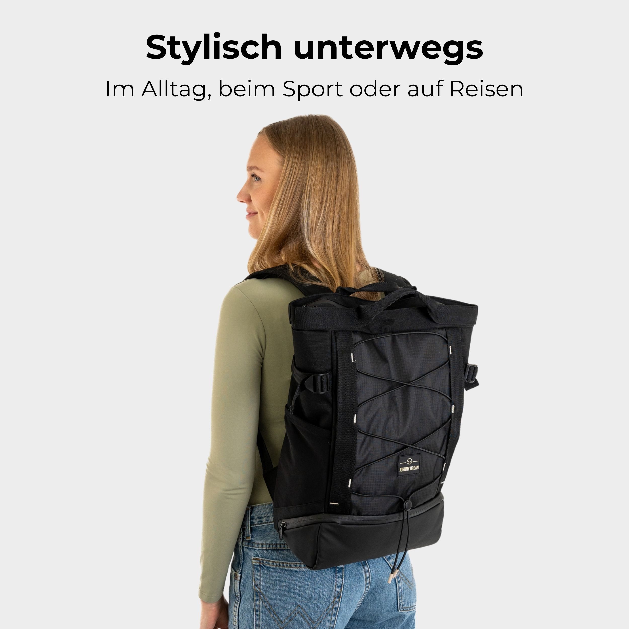 Johnny Urban Cityrucksack Harper Tagesrucksack für Damen & Herren (1-tlg), Sportlicher Tote Bag Rucksack, Praktischer Daypack, Wasserabweisend