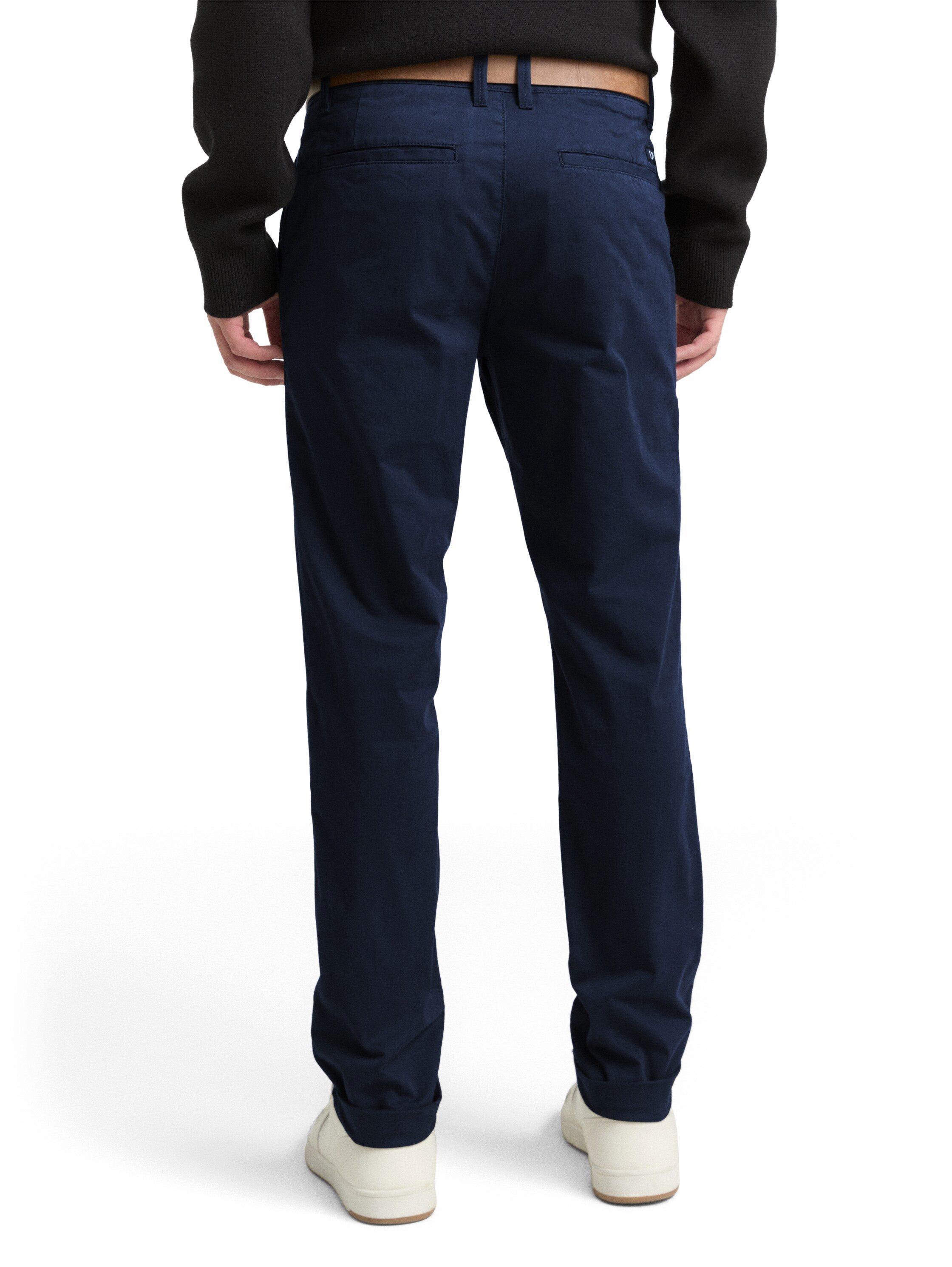 TOM TAILOR Denim Chinohose (mit Gürtel) leicht vorgewaschen