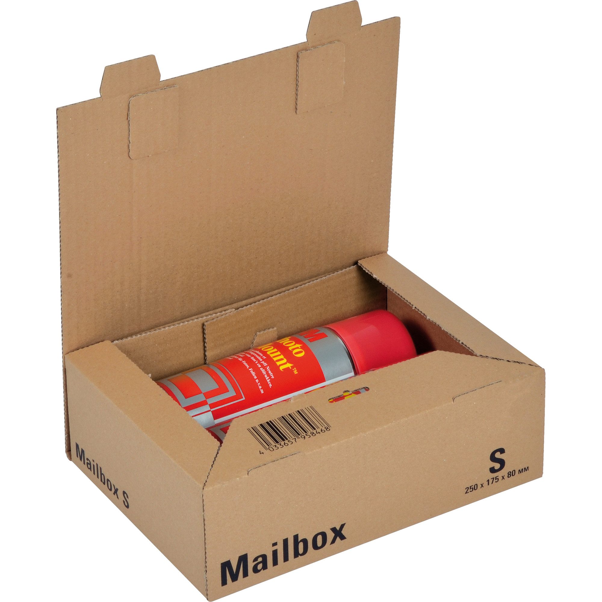 COLOMPAC Versandkarton Versandkarton Mailbox CP 098.02 S braun