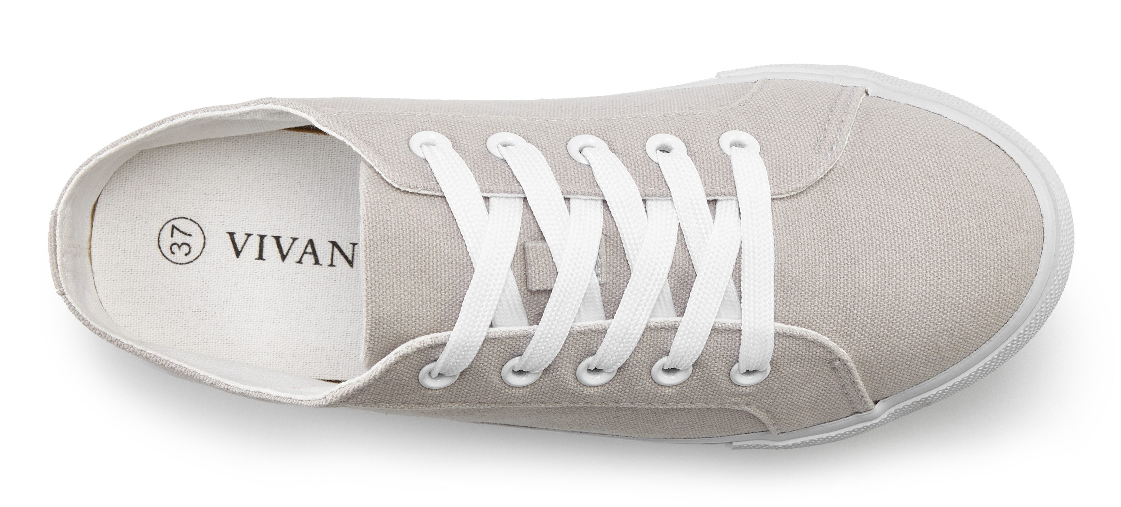 Vivance by Lascana Sneaker, Clog, Slip-On-Sneaker, Sabot zum Reinschlüpfen mit Schnürung VEGAN