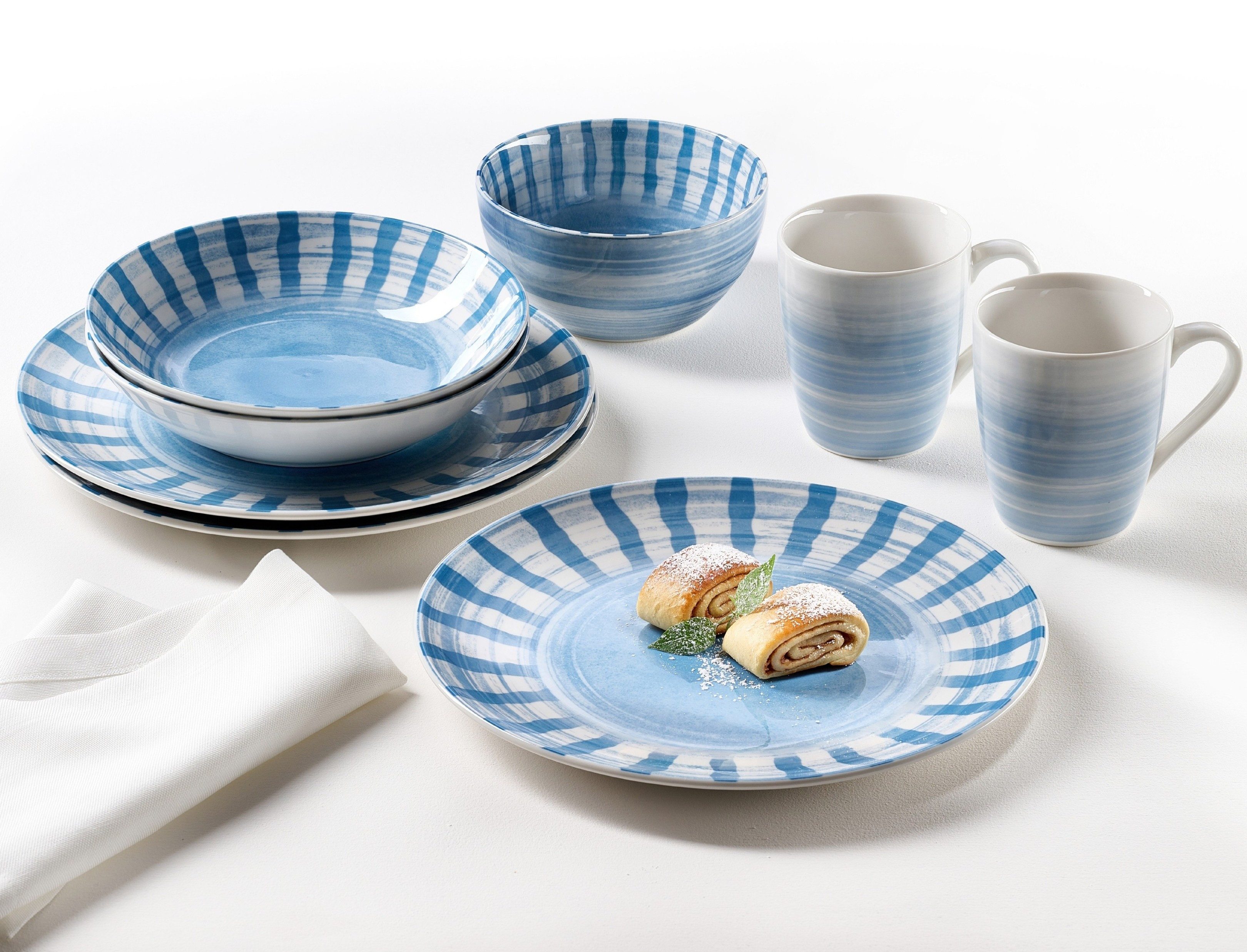 Ritzenhoff & Breker Kombiservice Sole Mio (16-tlg), 4 Personen, Porzellan